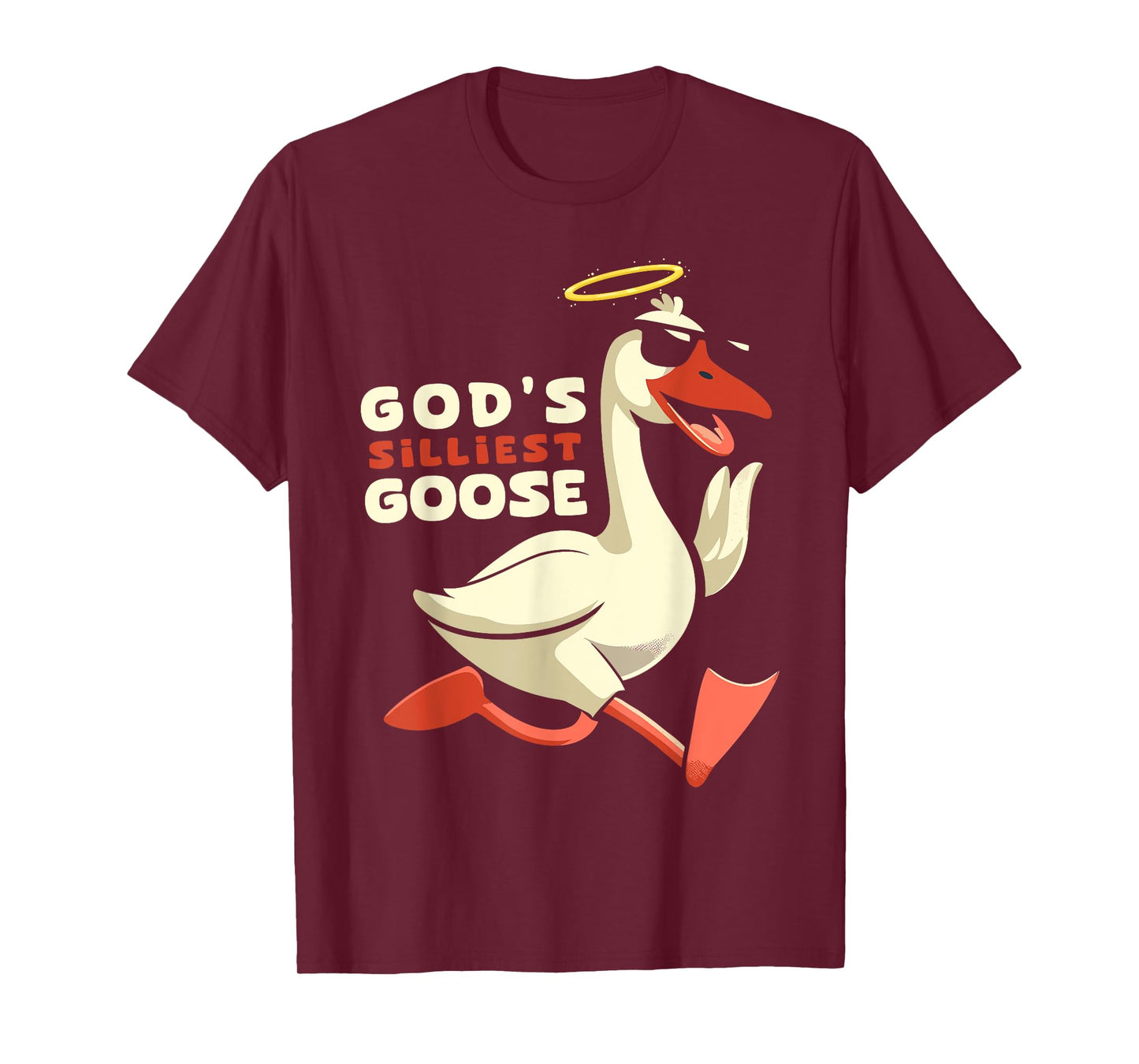 Gods Silliest Goose Costume Funny Meme Gifts Silly Goose T-Shirt