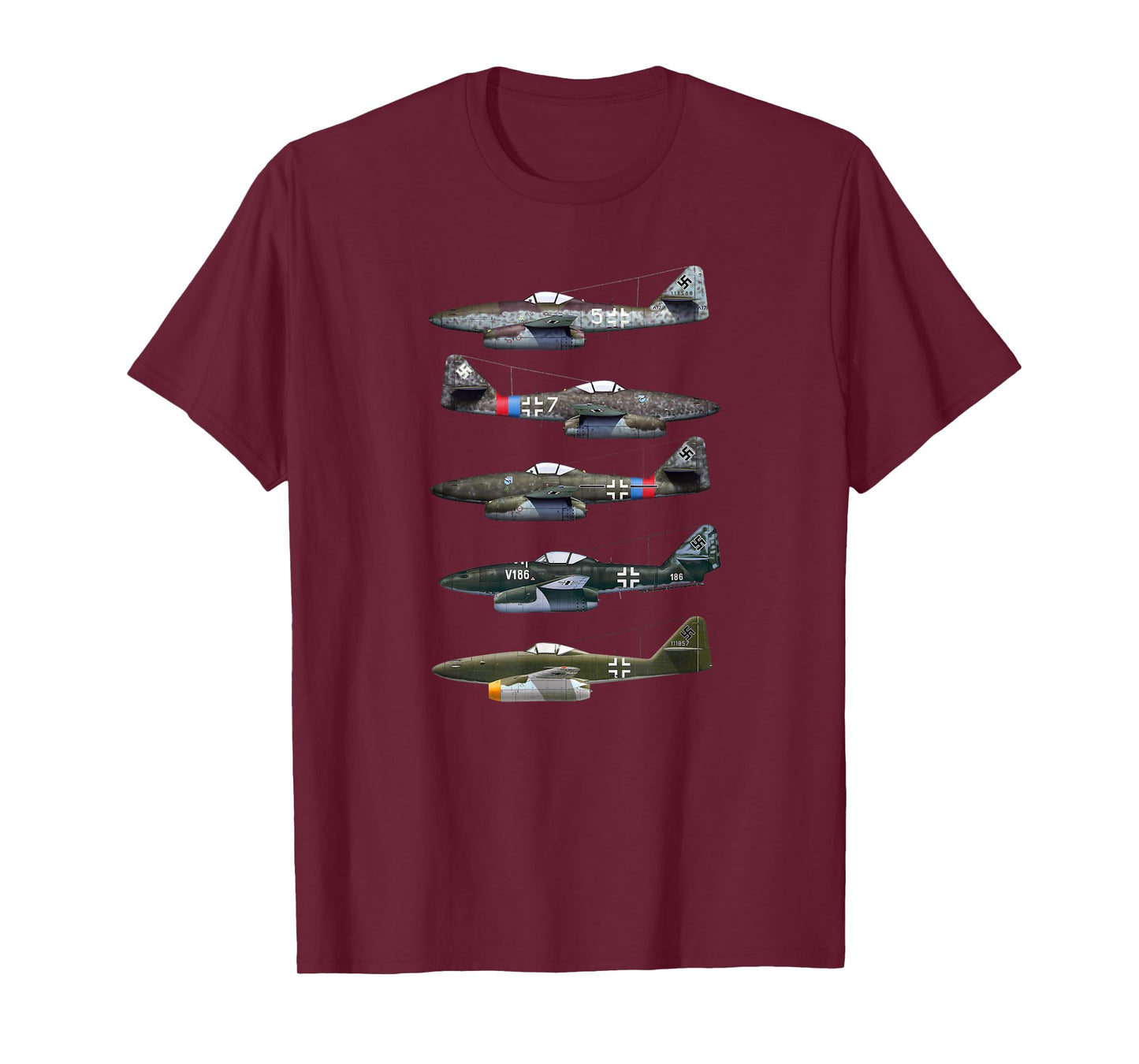 Messerschmitt Me 262 Schwalbe WW2 Jet Fighter T-Shirt