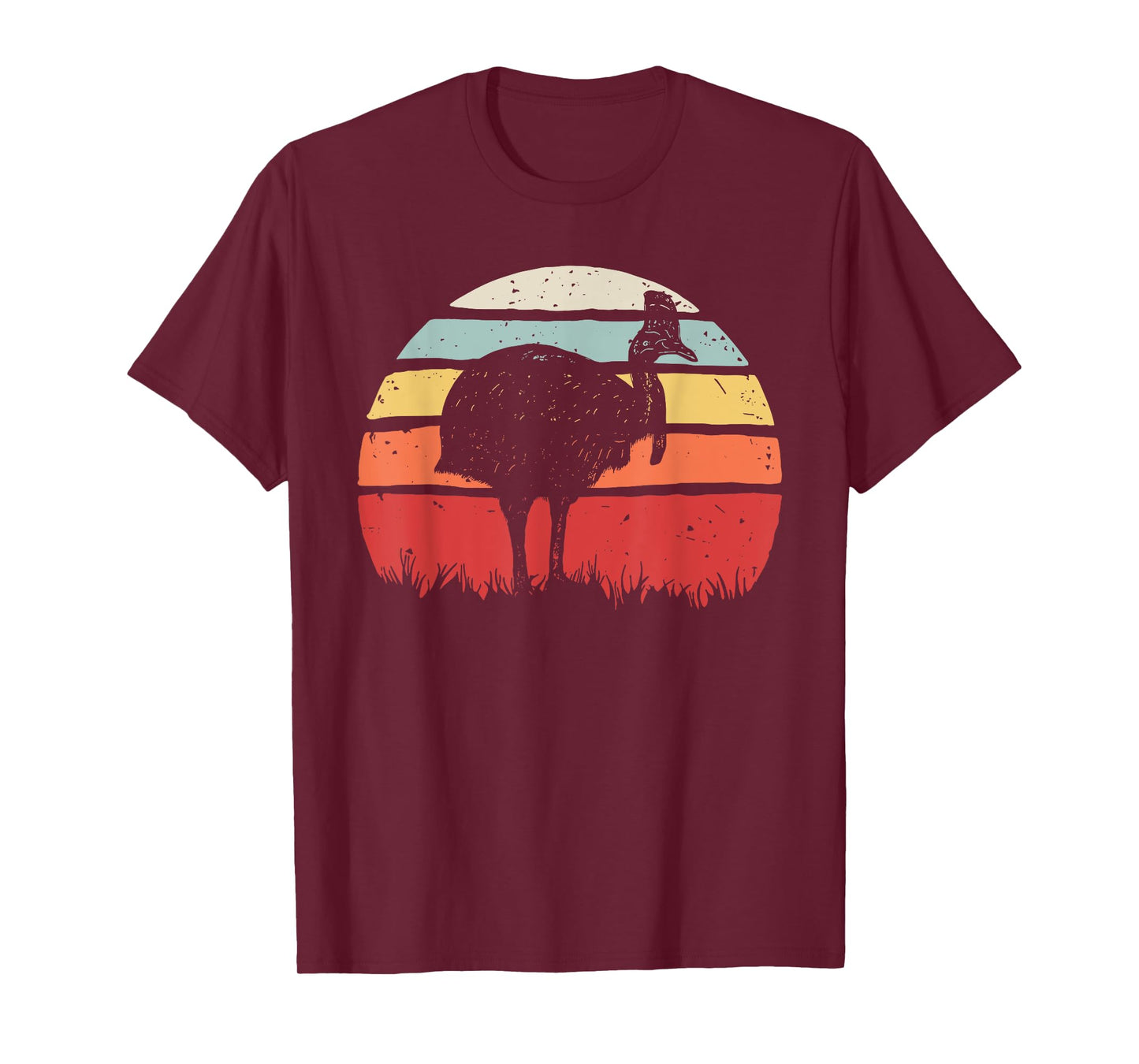 Vintage Retro Cassowary Bird T-Shirt
