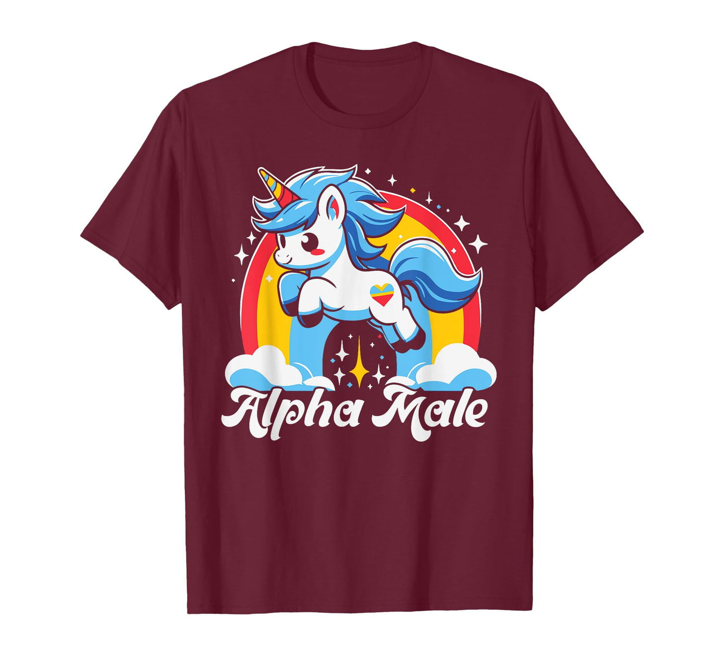 Unicorn Alpha Male Funny Unicorn Lover T-Shirt