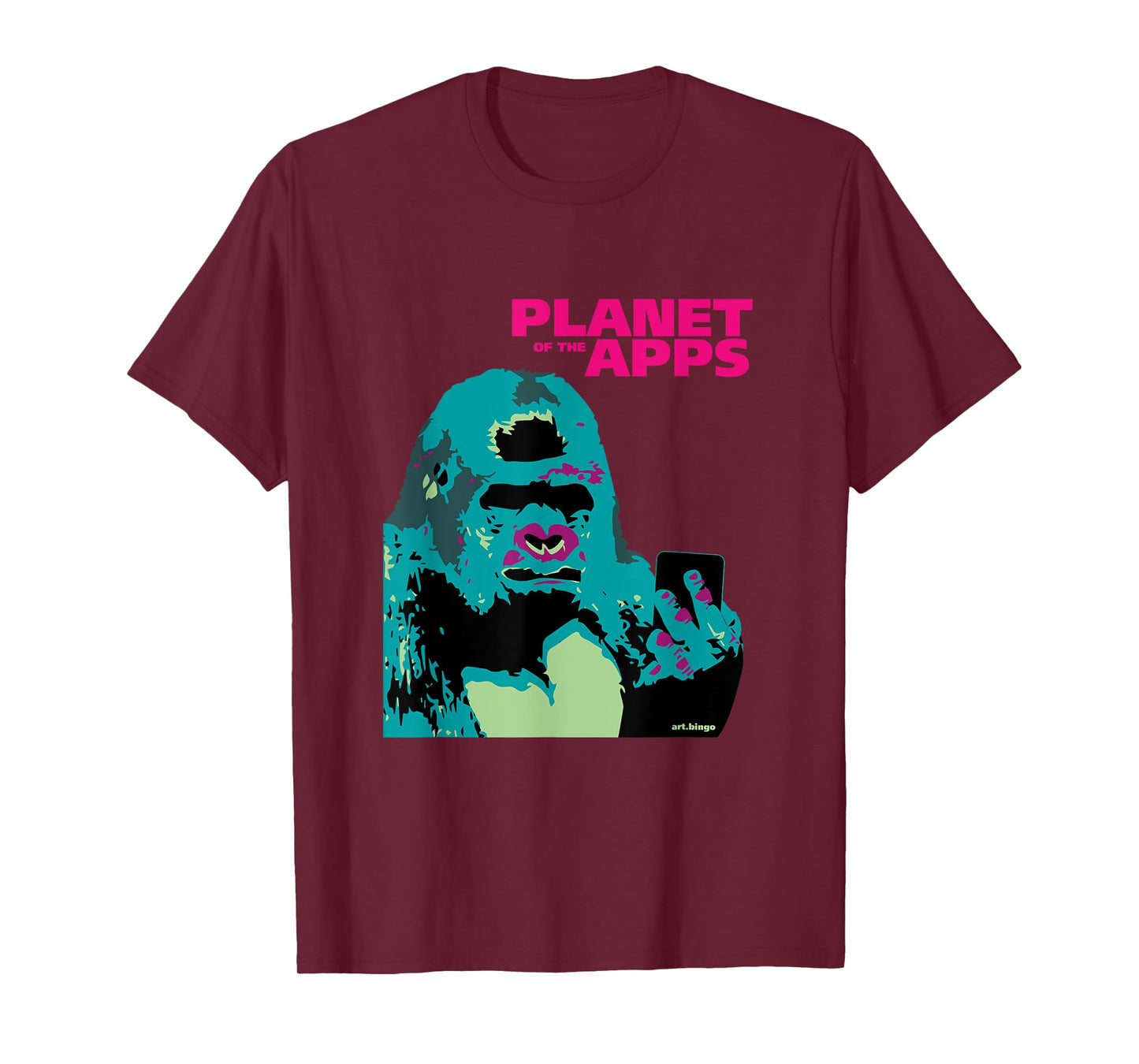 Great Apes with Apps Planet T-Shirt