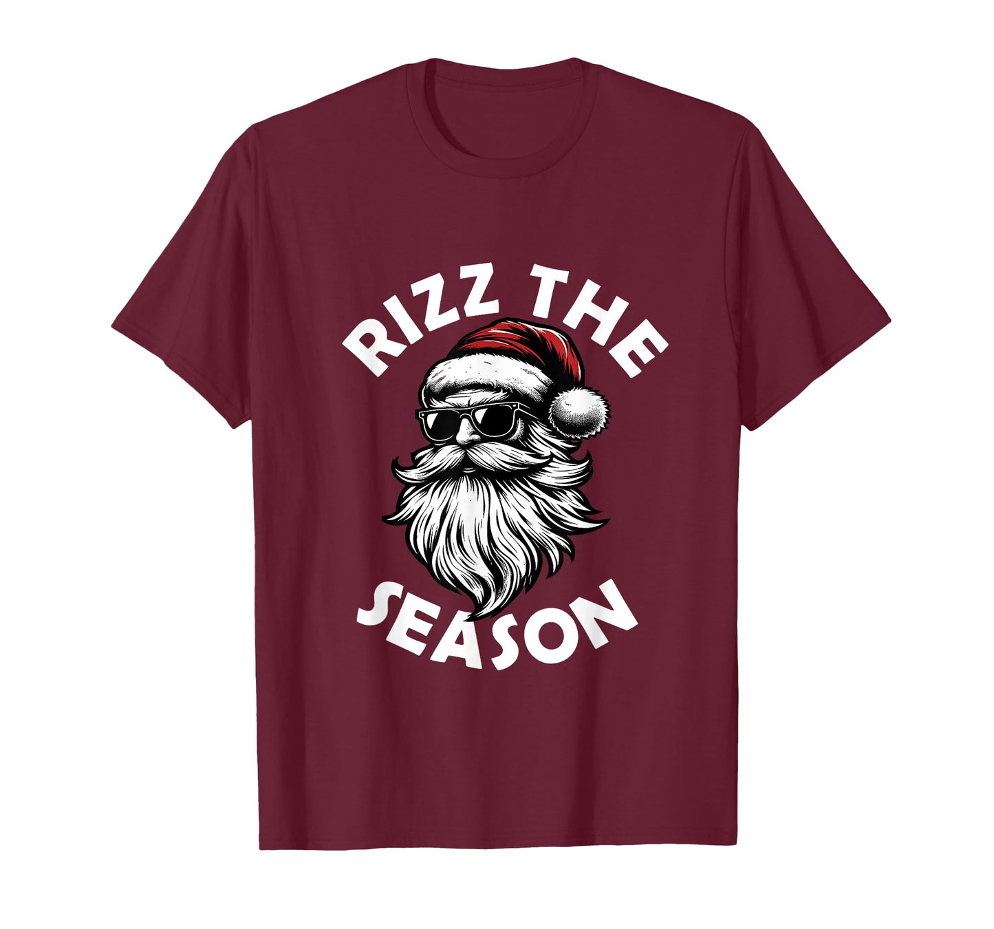 Rizz the Season Funny Santa Christmas T-Shirt