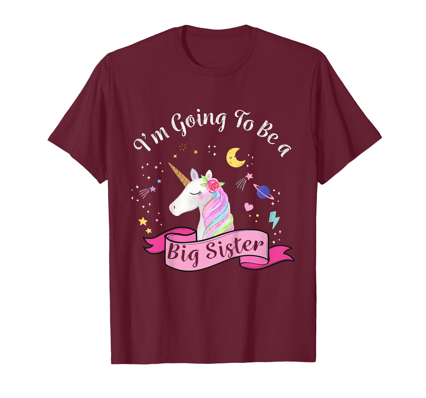 Big Sister Unicorn Shirt I'm Going to be a Big Sister T-Shirt