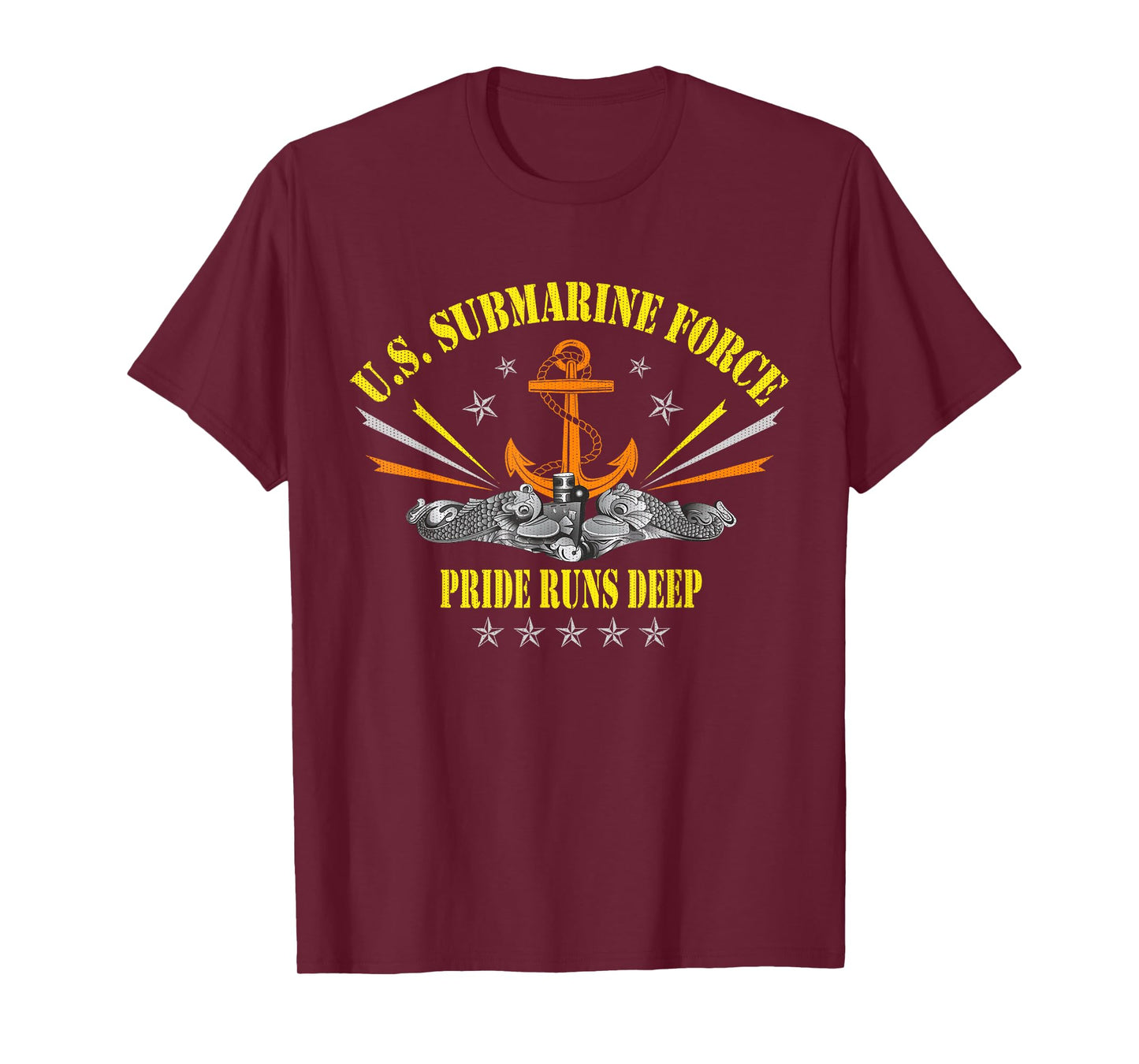USA Submarine Force Silent Service Patriotic Veterans Day T-Shirt