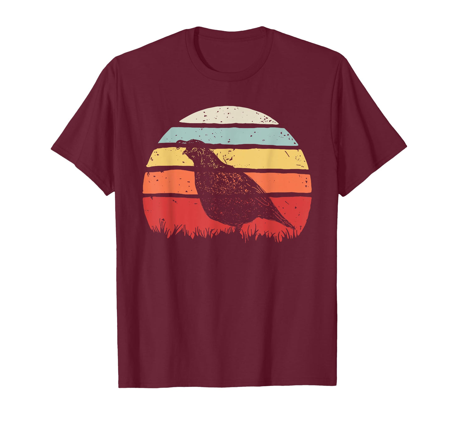 Vintage Retro Quail Bird T-Shirt