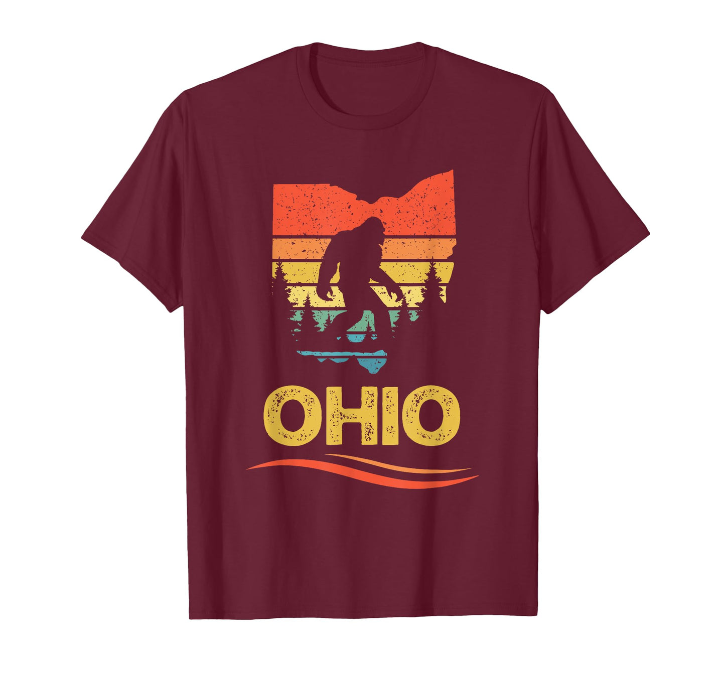 Ohio with a Bigfoot or a Sasquatch T-Shirt