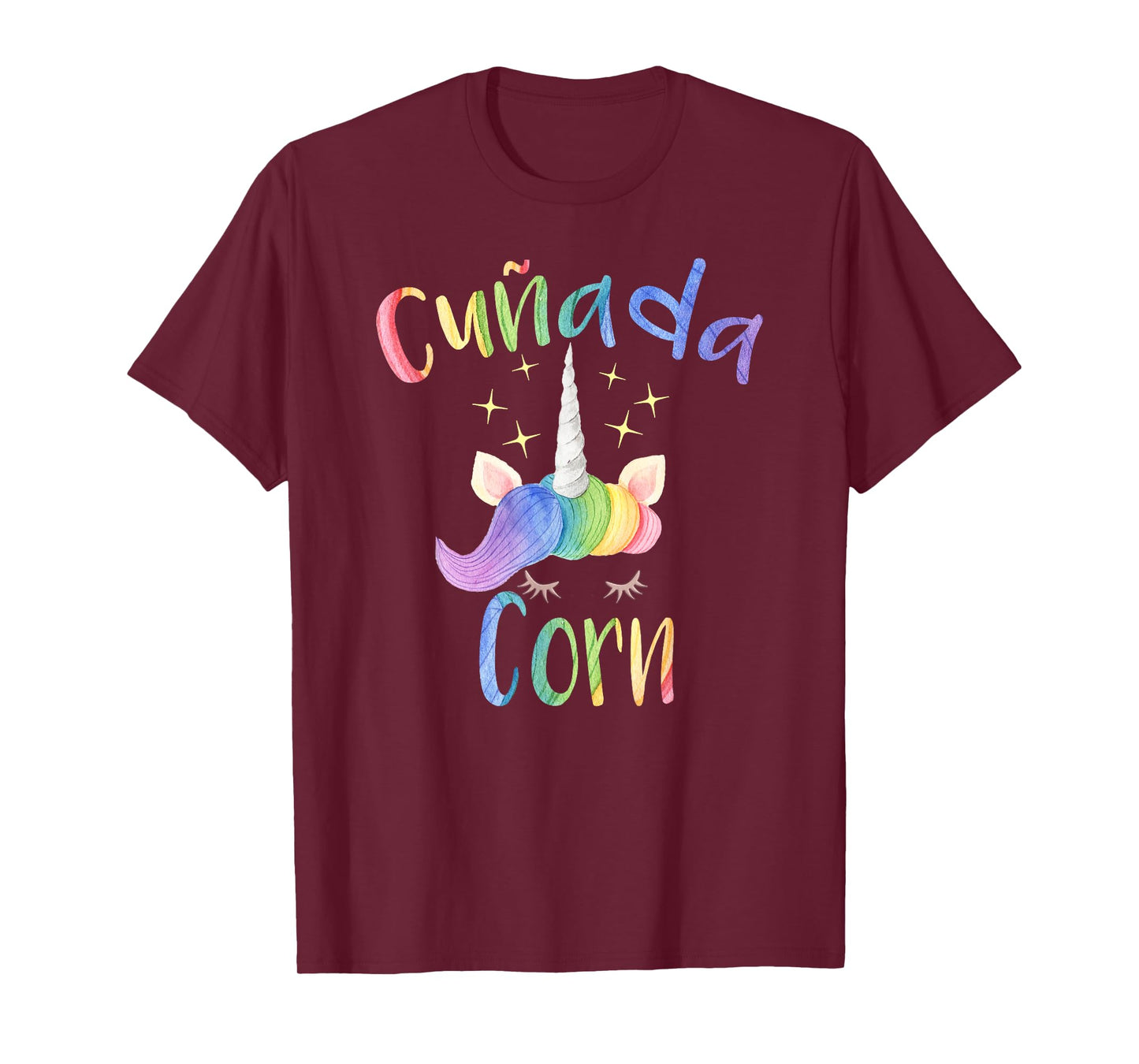 Cunadacorn Spanish Sister In Law Funny Unicorn T-Shirt