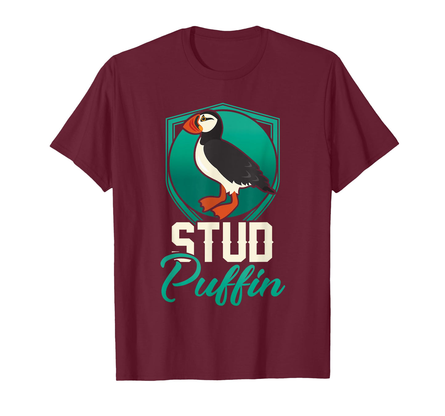 Stud Puffin Seabird & Animal Lover Gift T-Shirt