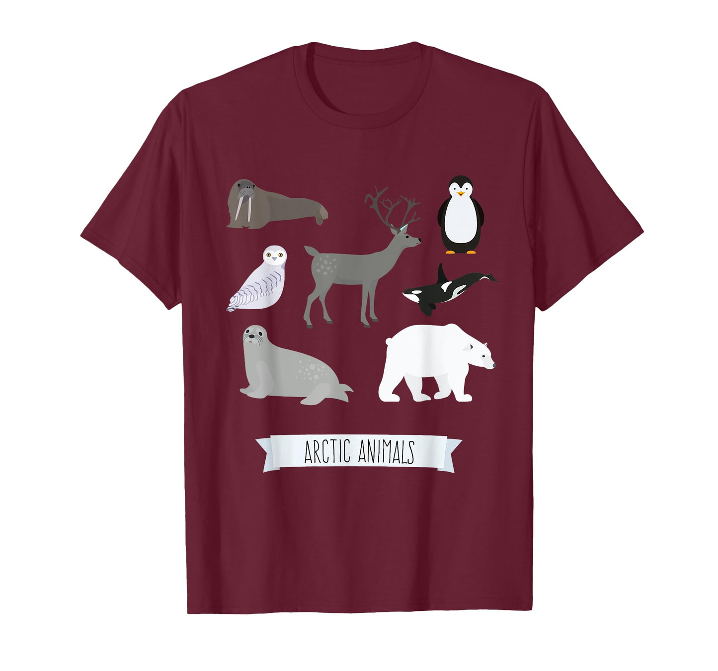 Arctic Animal Gift Collection Cute Animals Gift for Kids T-Shirt