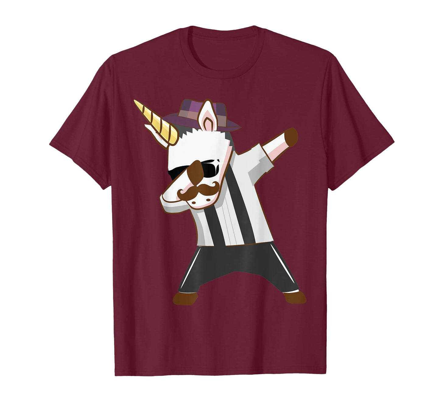 Mens Unicorn Shirt For Men, Funny Mustache Unicorn Dabbing Shirt
