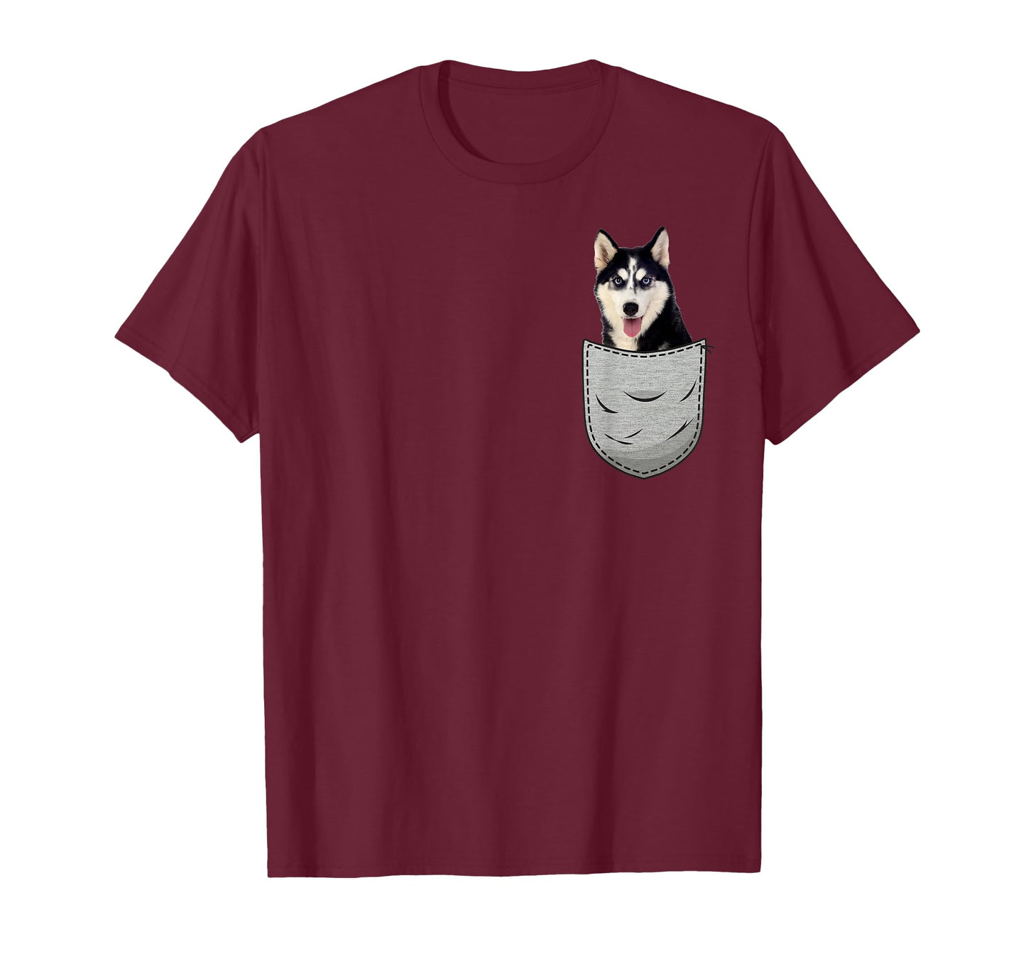 Siberian Husky Sibe Chukcha Pocket Bag for Dog Owners T-Shirt
