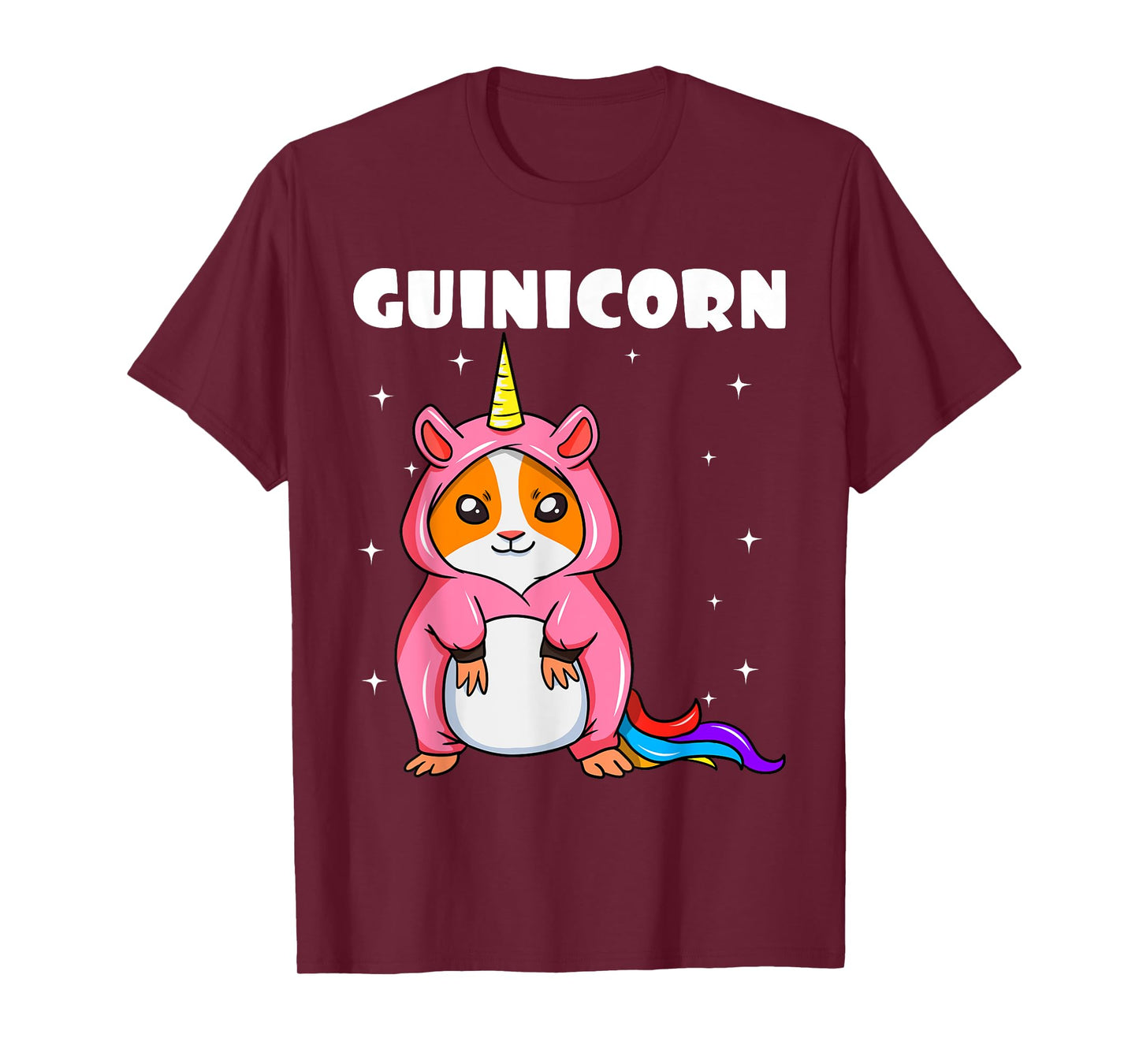 Guinicorn Guinea Pig White Unicorn Mystical Horse Rodent T-Shirt