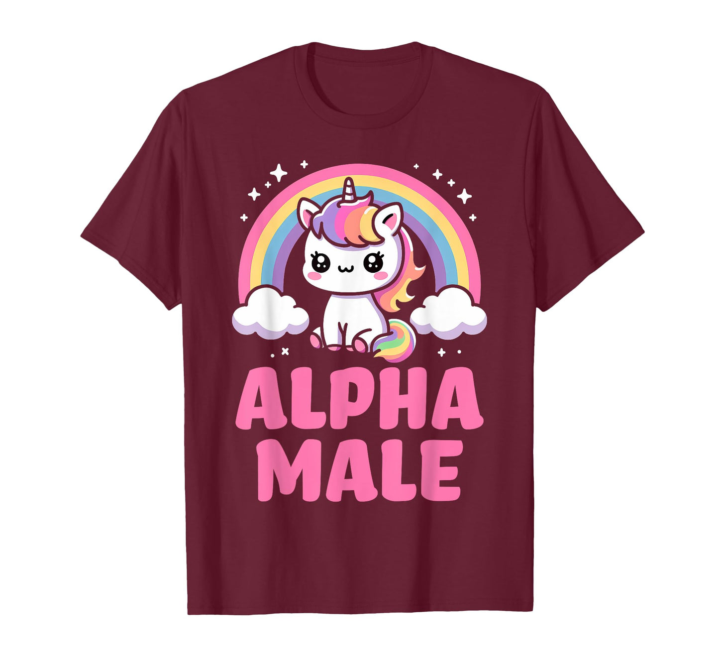 Alpha Male Unicorn Boys Ironic Cute Funny Sarcastic Humor T-Shirt