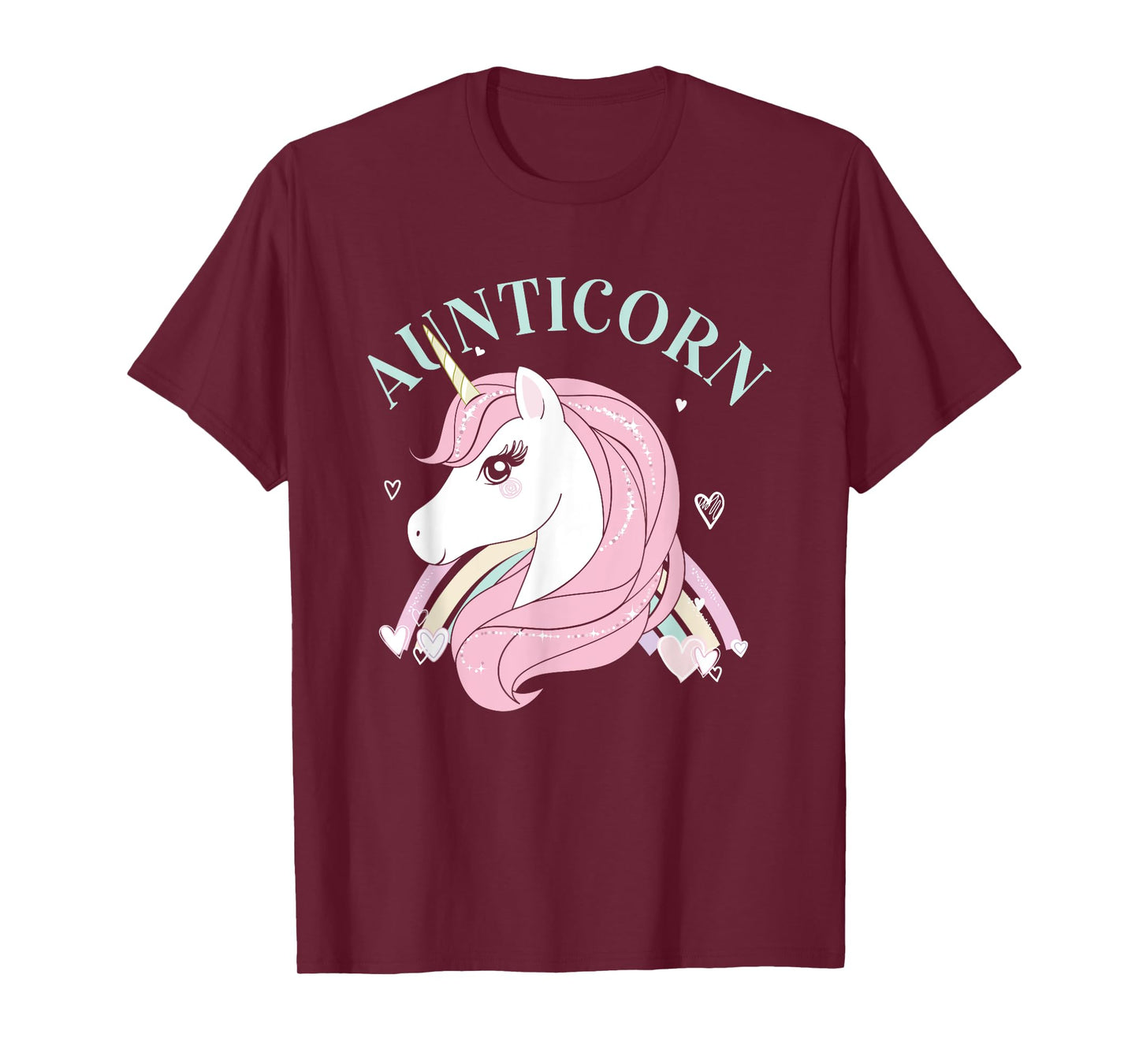 Aunticorn Aunt Unicorn Auntie Niece Nephew Sister Uncle Mom T-Shirt