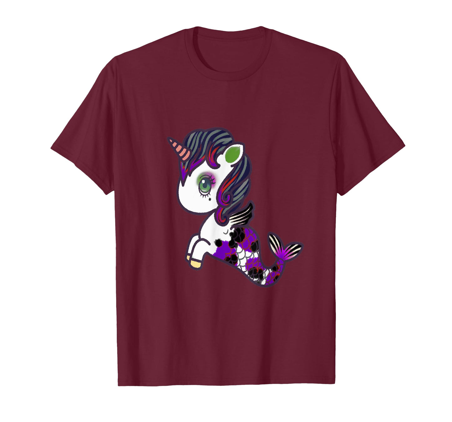 Mermaid Unicorn Mermicorno Tee T-Shirt