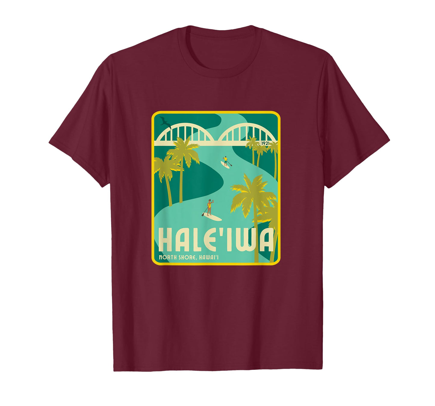 Retro Hale'iwa North Shore Hawaii T-Shirt