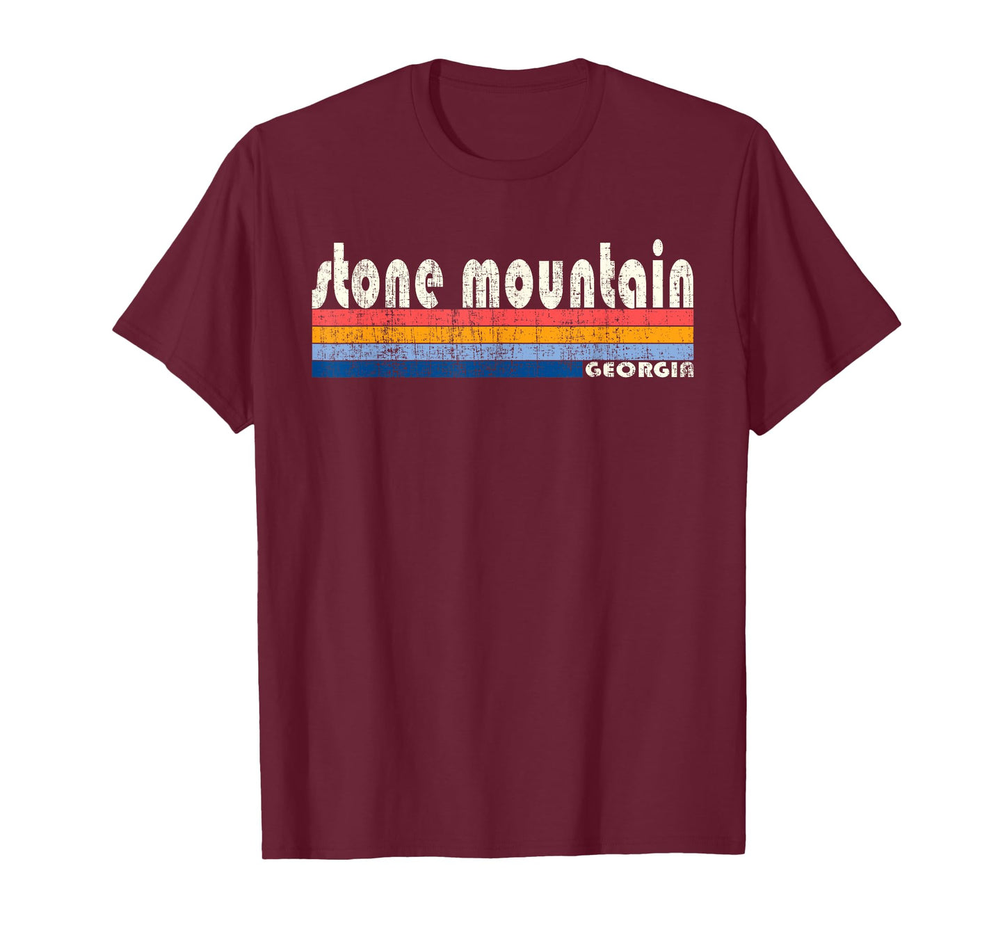 Vintage 70s 80s Style Stone Mountain GA T-Shirt T-Shirt
