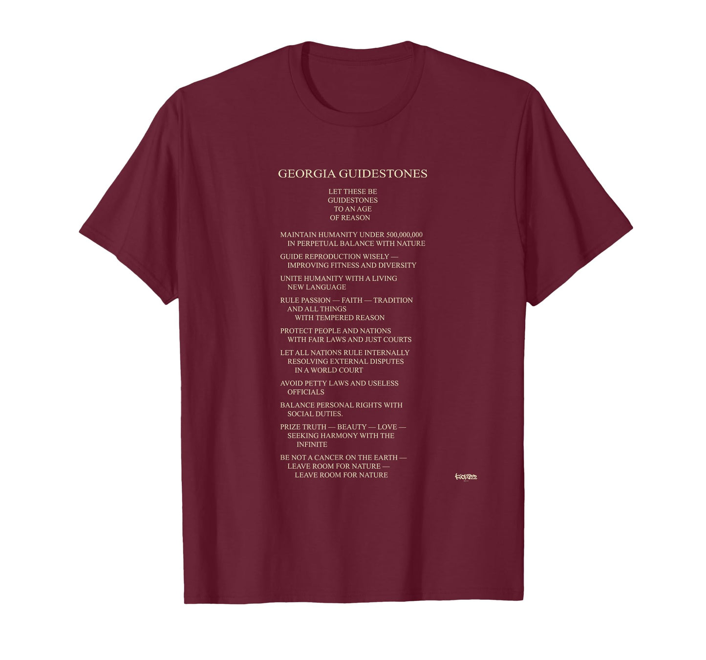 Georgia Guidestones T-Shirt