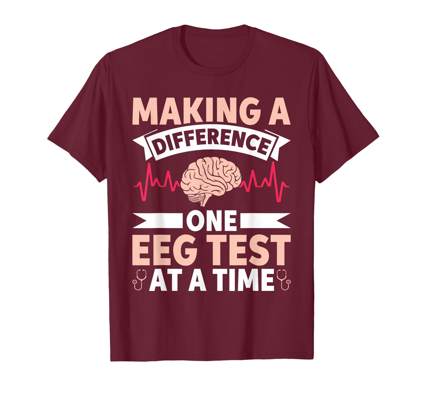 Funny Medical Neuro Tech EEG Technologist Tee EEG Tech T-Shirt