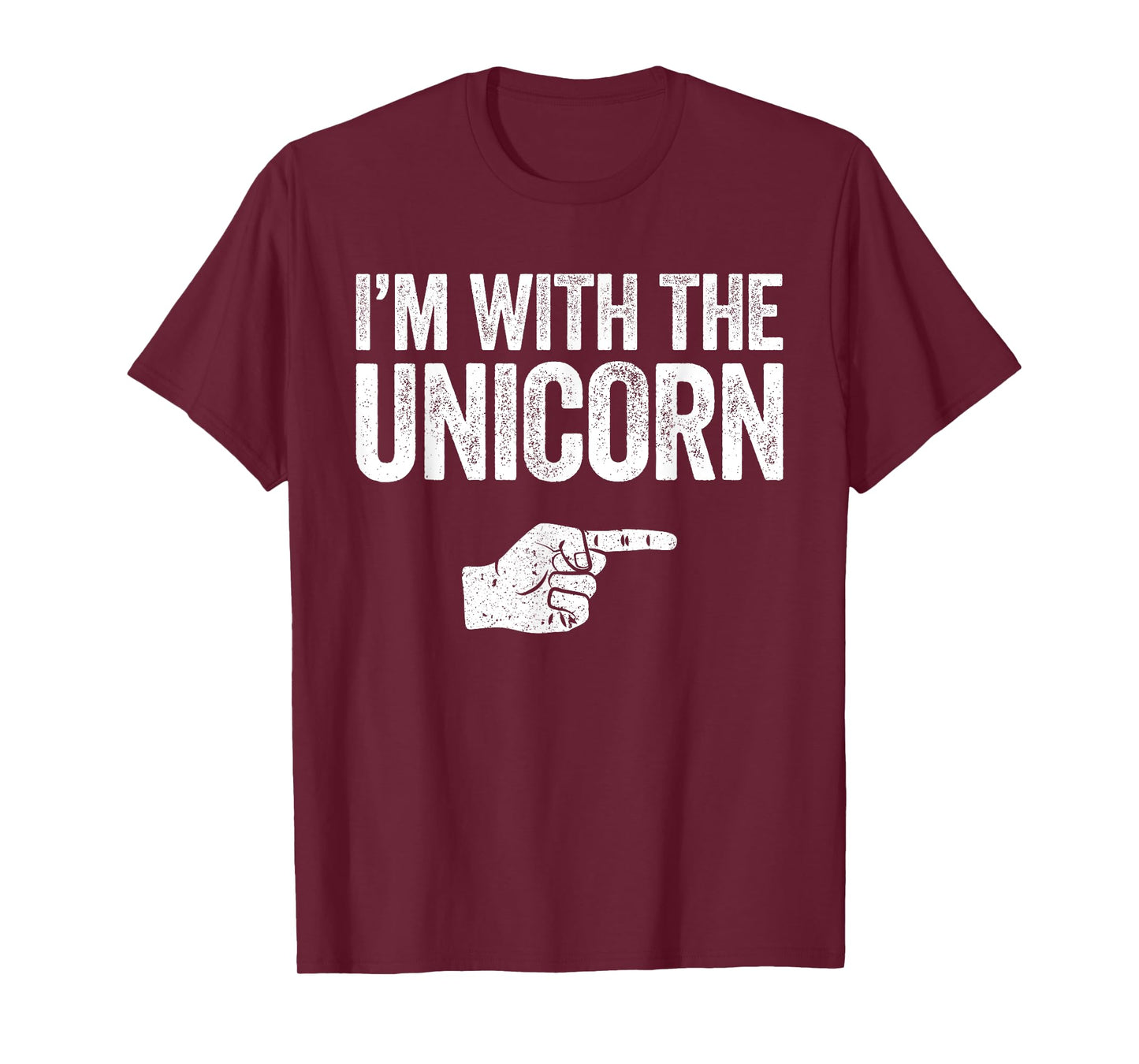 I'm With The Unicorn T-Shirt Matching Unicorn Costume Shirt T-Shirt