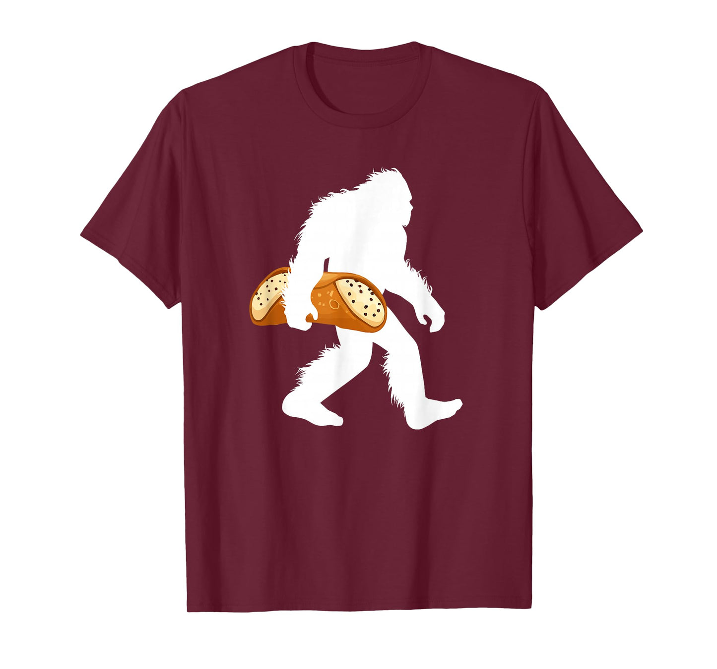Cannoli Bigfoot Carrying Cannolo Sasquatch T-Shirt
