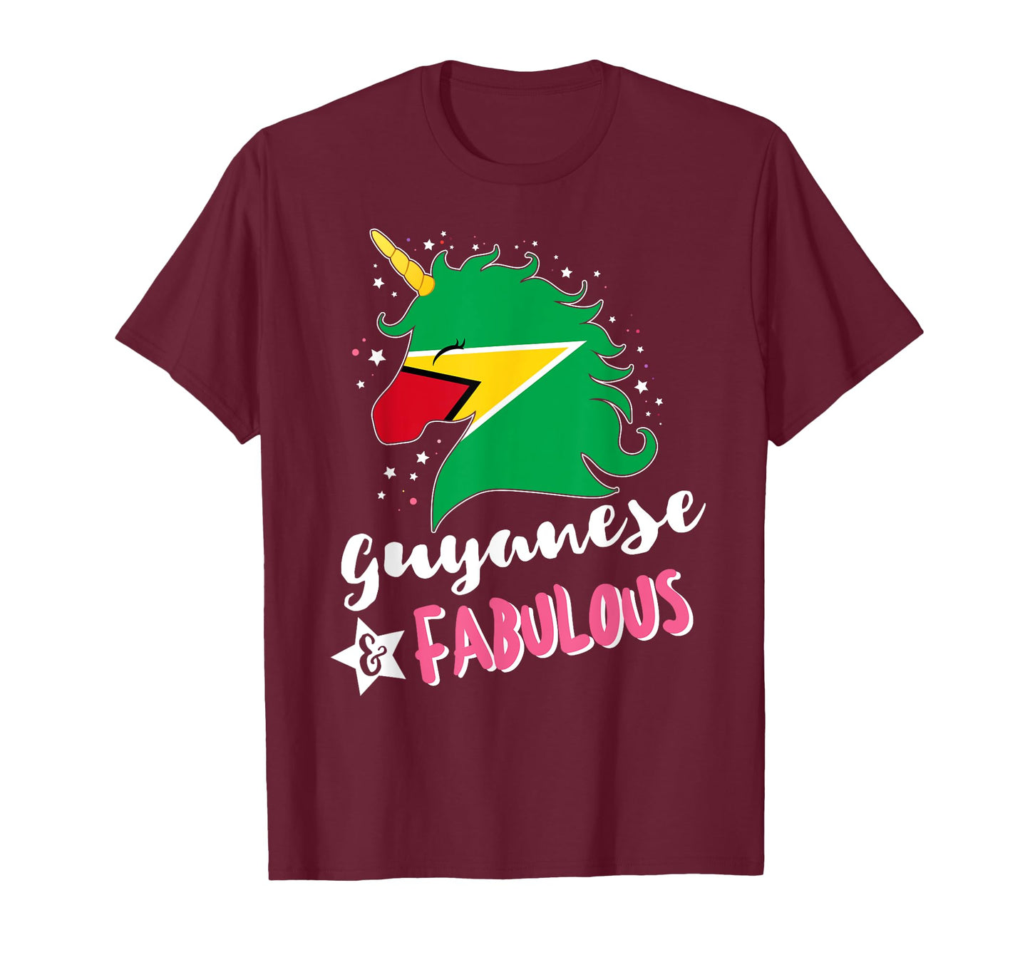 Guyananese Unicorn Guyana Flag T-Shirt