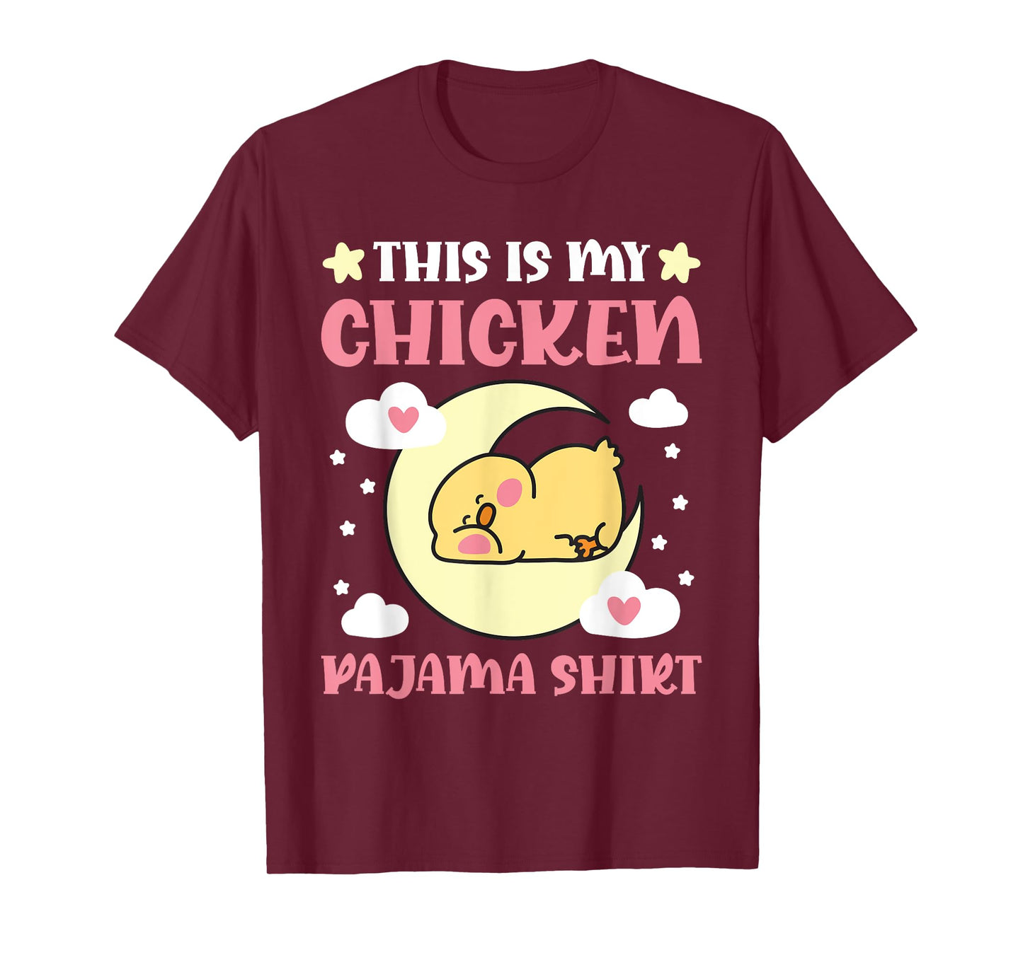 Cute PJ Teen Boys Girls PJs Funny This Is My Chicken Pajama T-Shirt