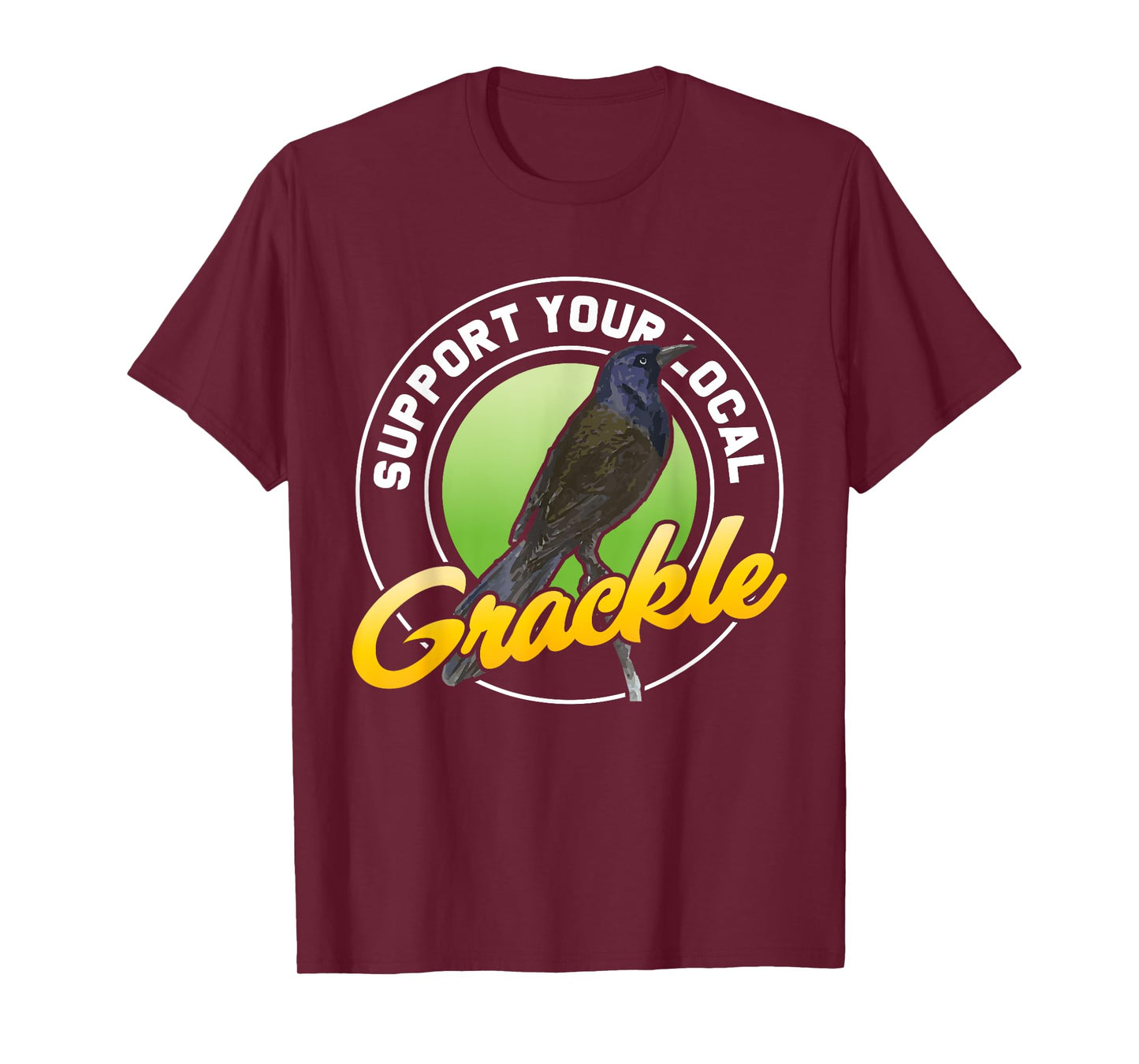 Quiscalus Grackle Bird Kawaii Bird Lover T-Shirt