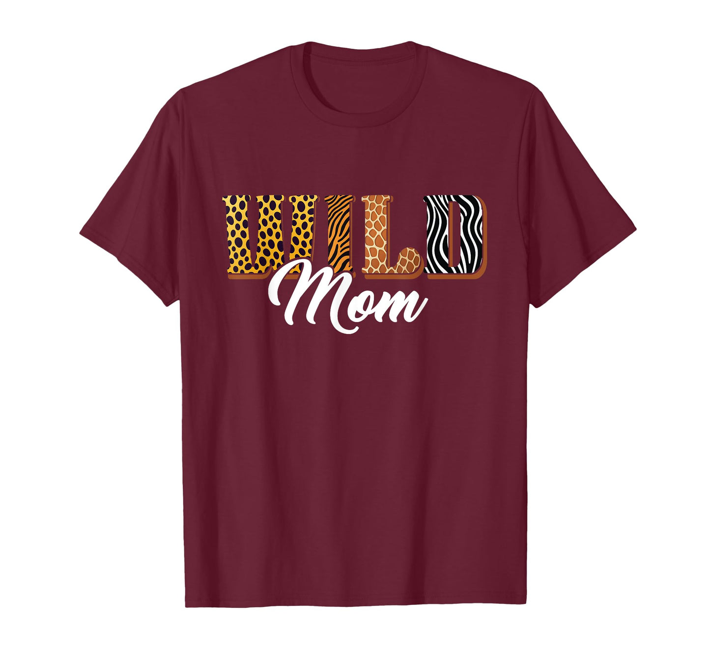 Wild Mom Zoo Safari Jungle Animal Birthday Matching Family T-Shirt