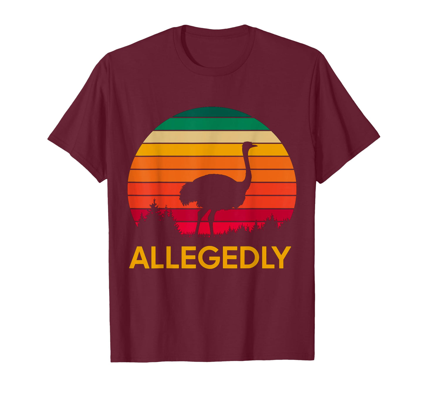 Retro Allegedly Ostrich T-Shirt