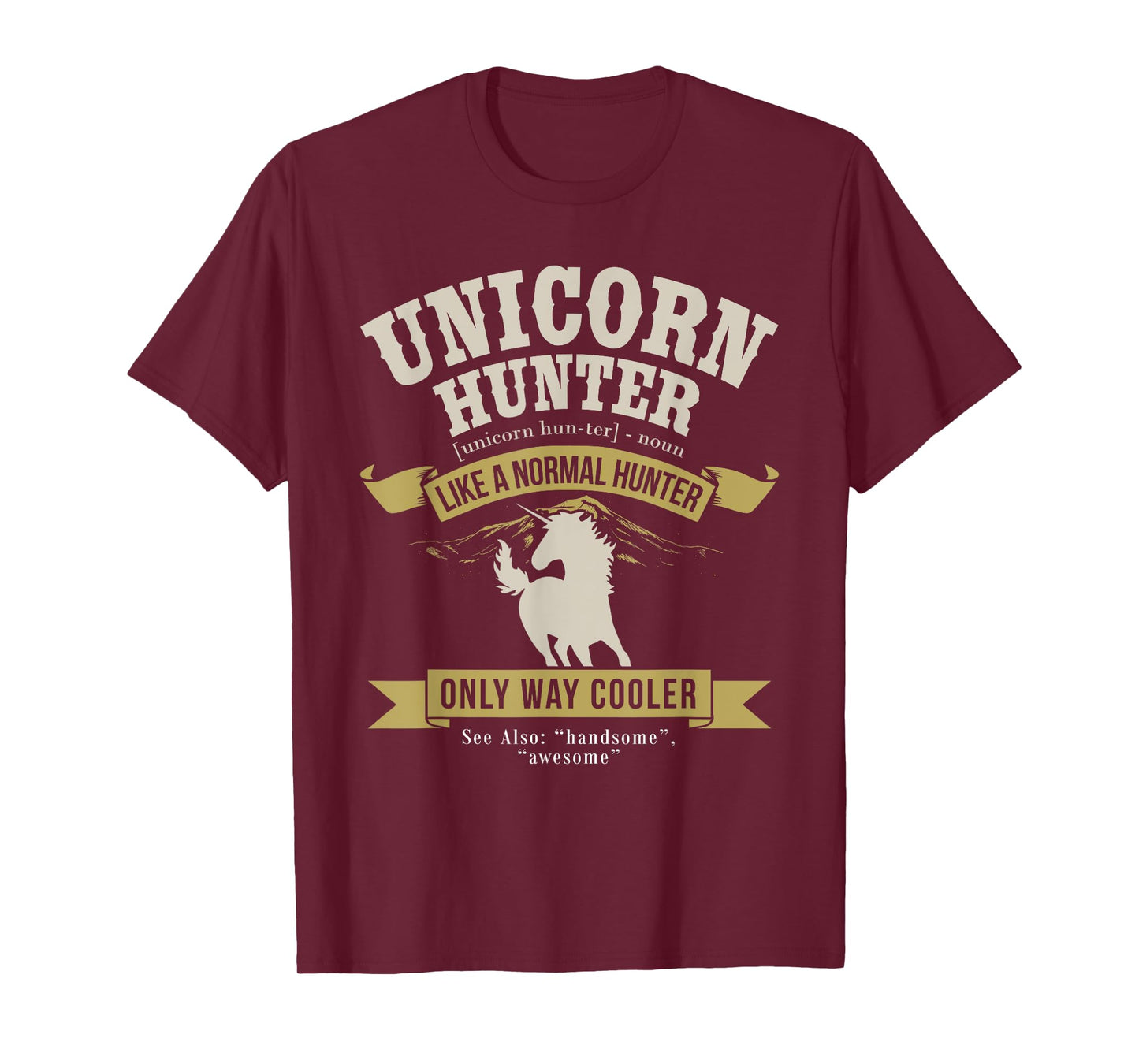Funny Lazy Halloween Costume Fairy Rainbow Unicorn Hunter T-Shirt