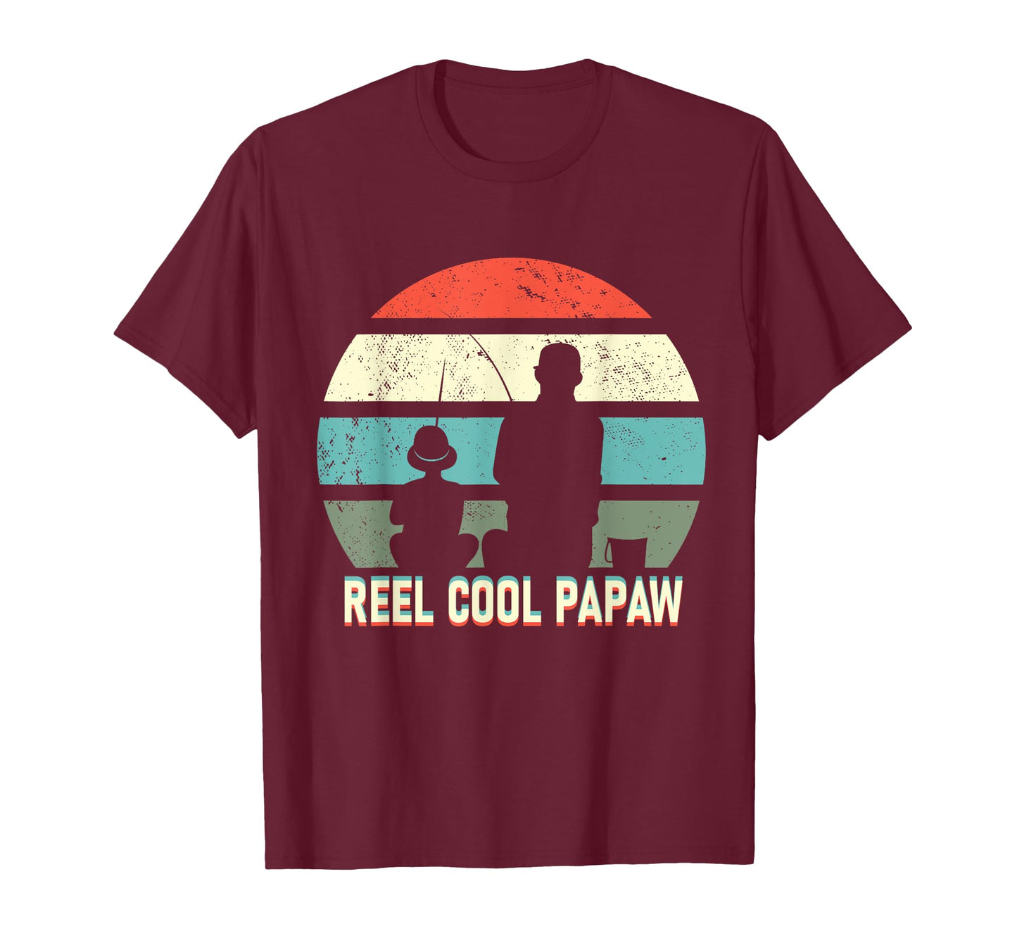 reel cool Papaw fisherman grandpa father's day Fishing gifts T-Shirt
