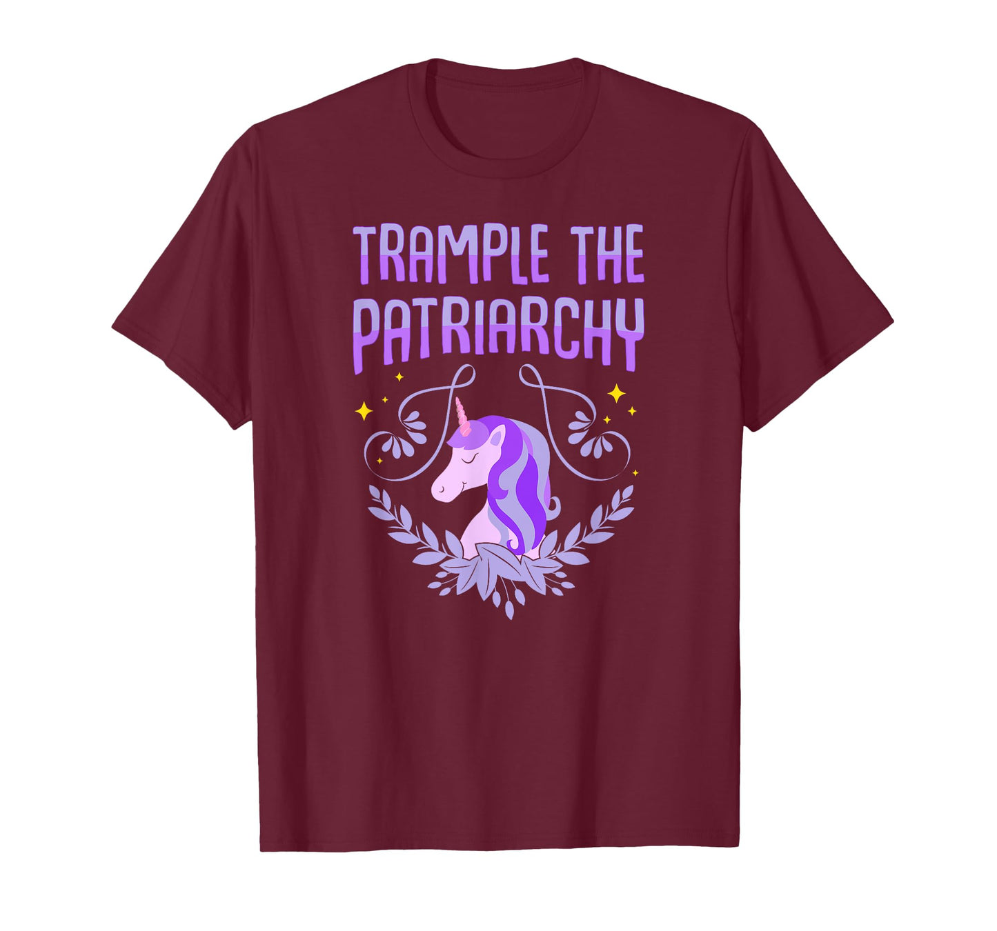 Trample The Patriarchy T-Shirt Unicorn Lovers Feminist Tee T-Shirt