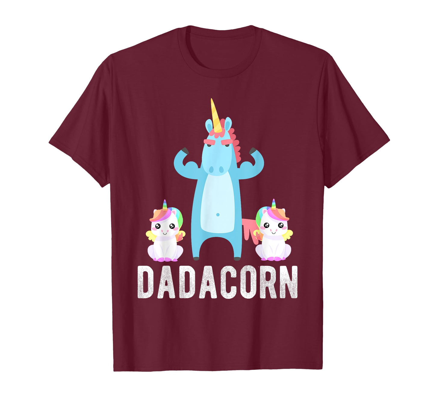Dadacorn, Funny Unicorn Lover Tee for Papa Dad and Kid T-Shirt