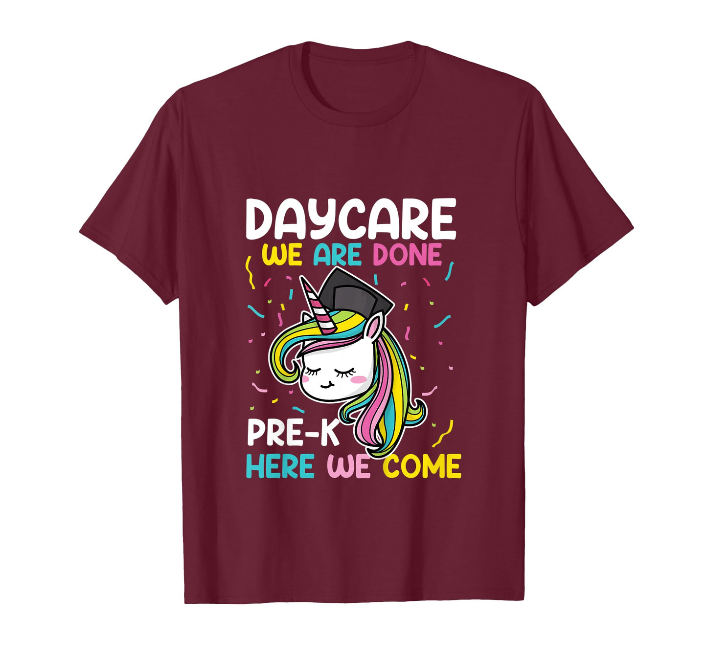 Kids Daycare Graduation Unicorn Last Day of School Kids T-Shirt