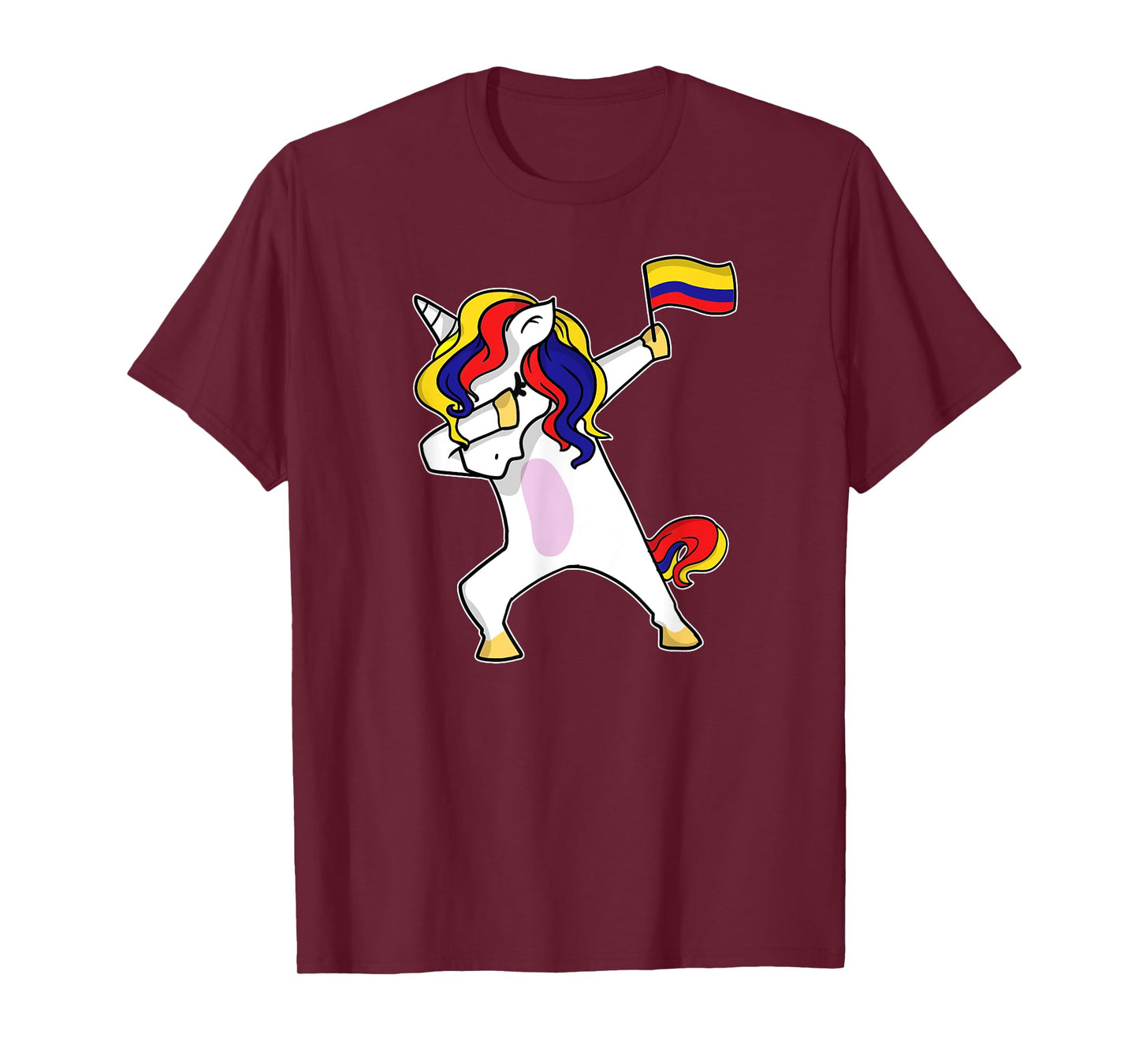 Soccer Unicorn Colombia Jersey Design Colombian Football T-Shirt