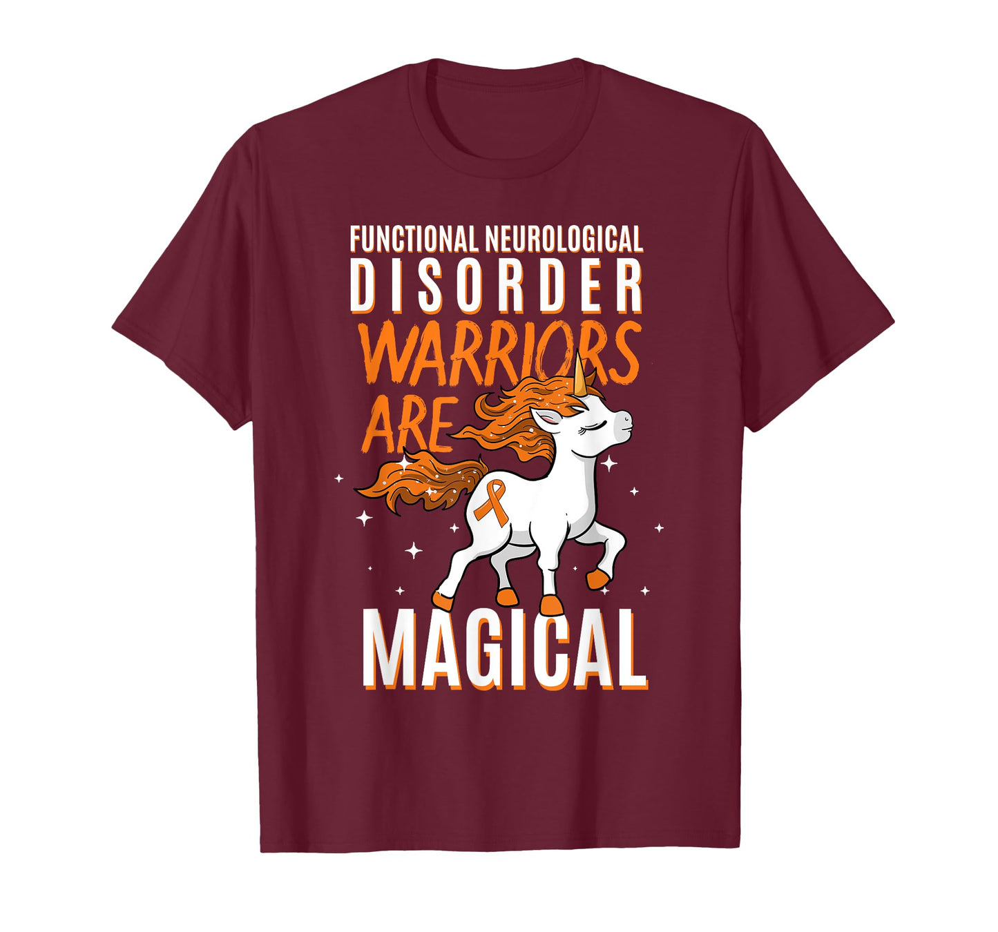 Functional Neurological Disorder Warrior Awareness Unicorn T-Shirt
