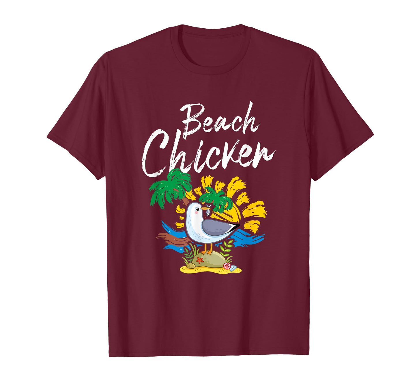 Seagull Beach Chicken Funny Animal Lover Men Women Kids T-Shirt