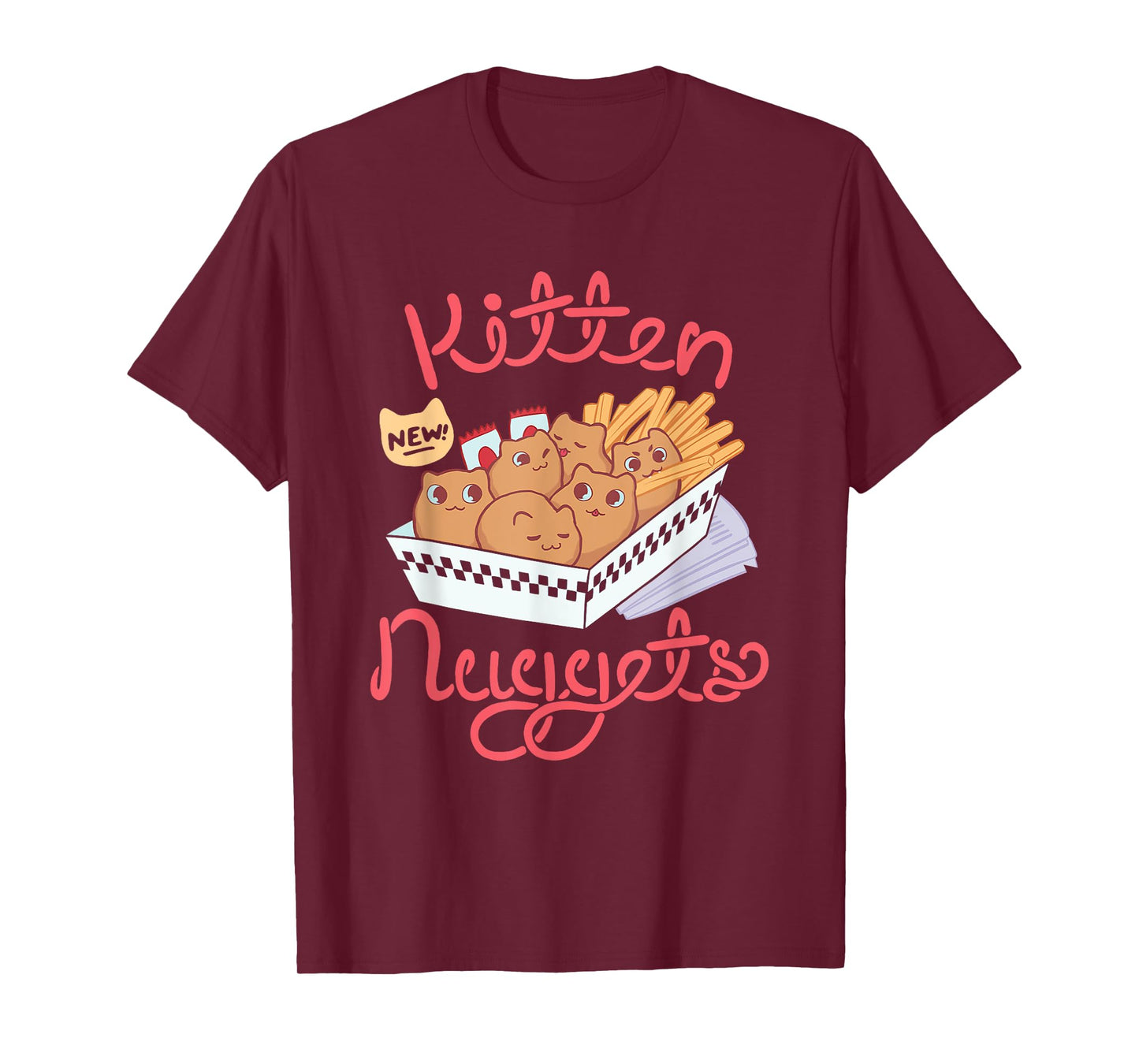 Kitten Nuggets Nugget Kitten Chicken Nugget Lover Gift T-Shirt