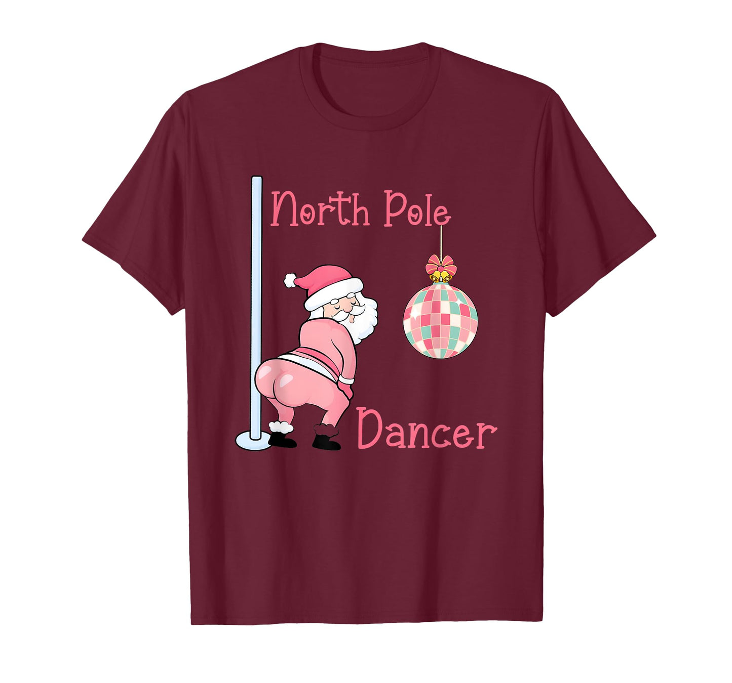 North Pole Dancer Christmas T-Shirt