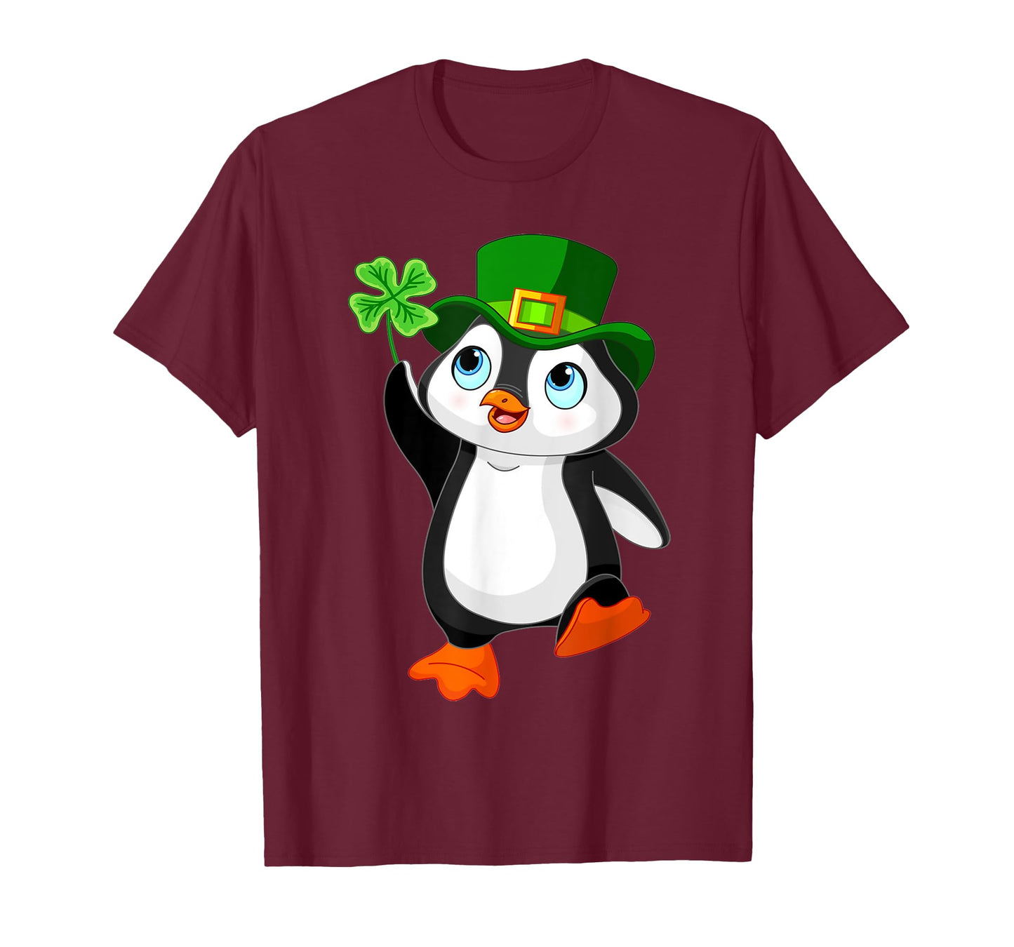 St. Patrick's Day Penguin Shirt, Irish, Shamrock, Clover T-Shirt