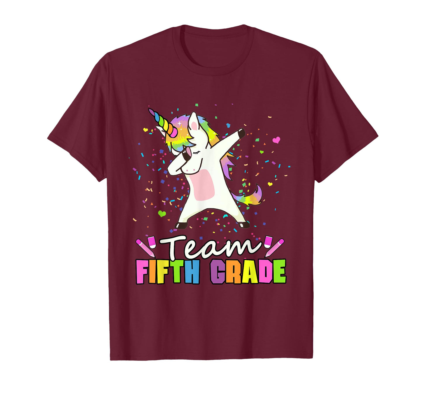 Unicorn Team 5th Grade - Fifth Grade Squad T-Shirt
