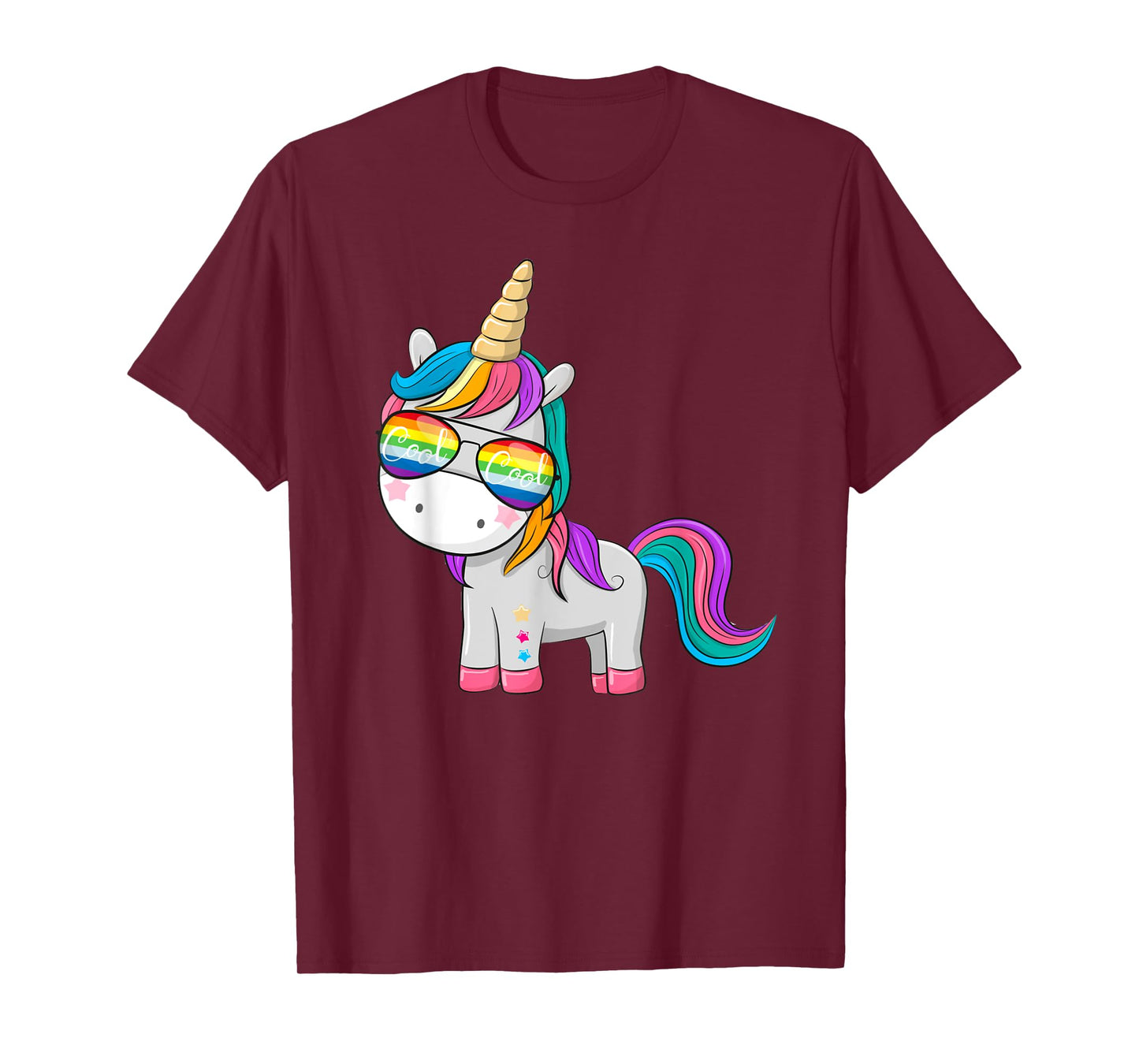 Unicorn with Cool Sunglasses T-Shirt