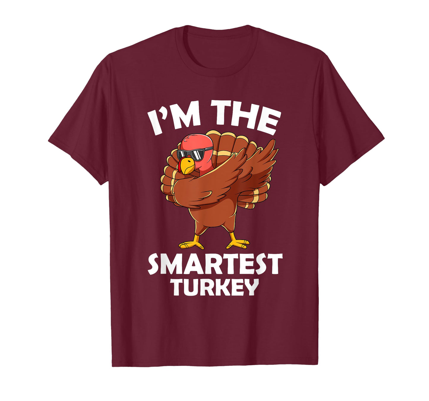 Smartest Turkey Family Group Matching Thanksgiving Party T-Shirt