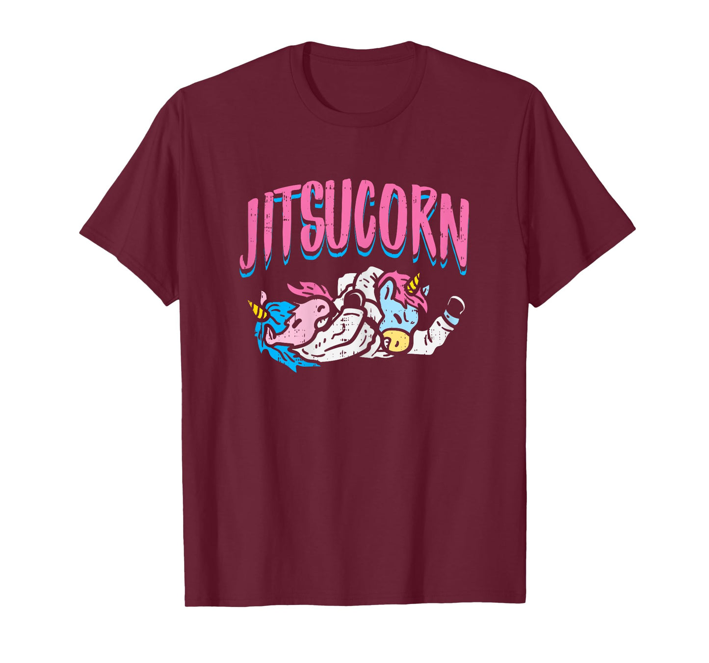 Jitsucorn Jiu Jitsu Unicorn Funny Grappling Martial Art Gift T-Shirt