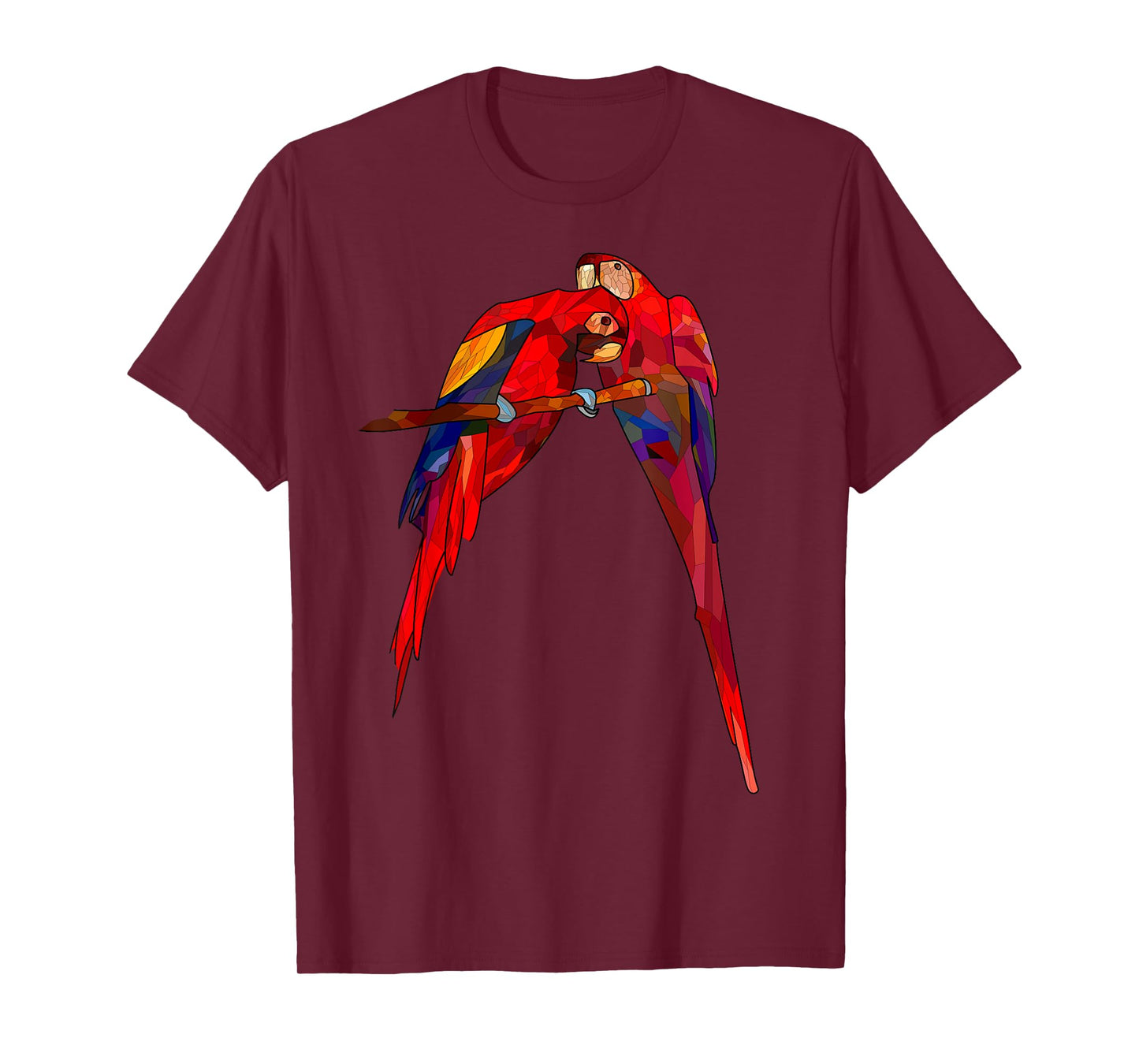 Pair of scarlet macaw for bird parrot lovers T-Shirt