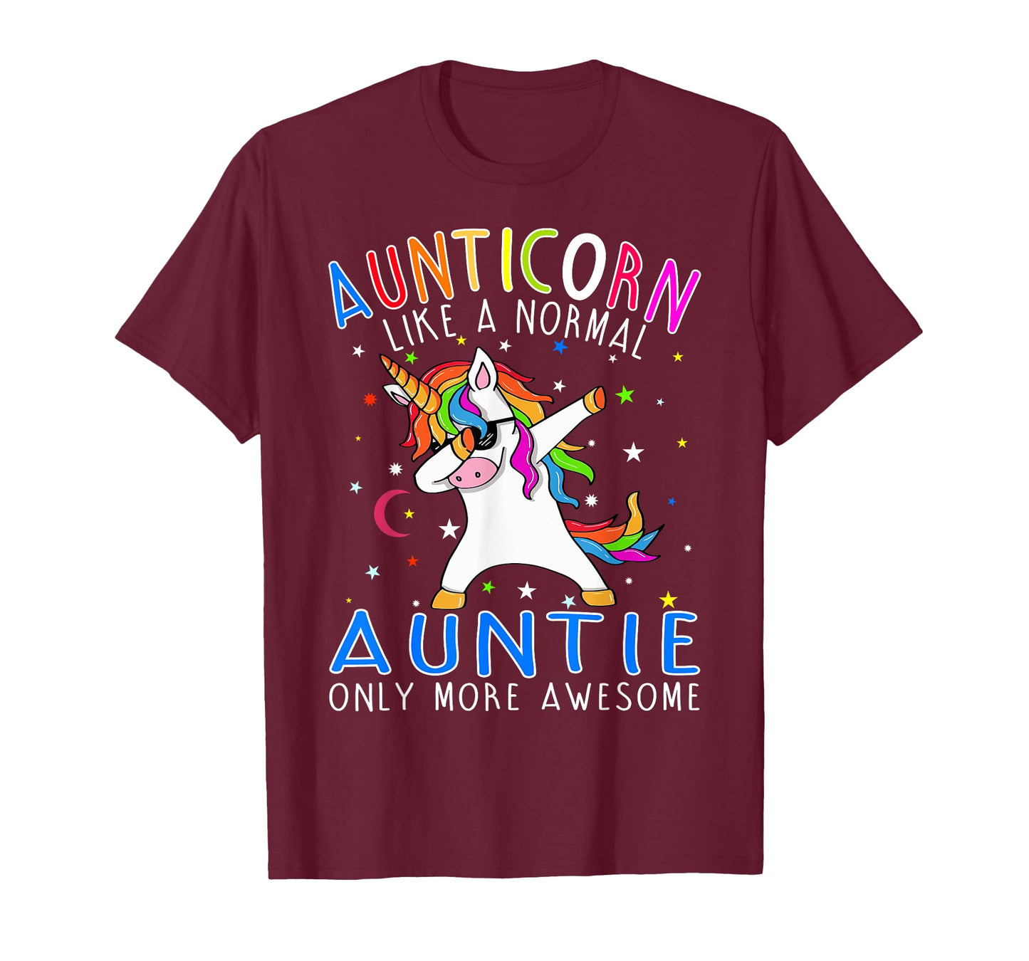 Aunticorn Like An Aunt Only Awesome Dabbing Unicorn T-Shirt
