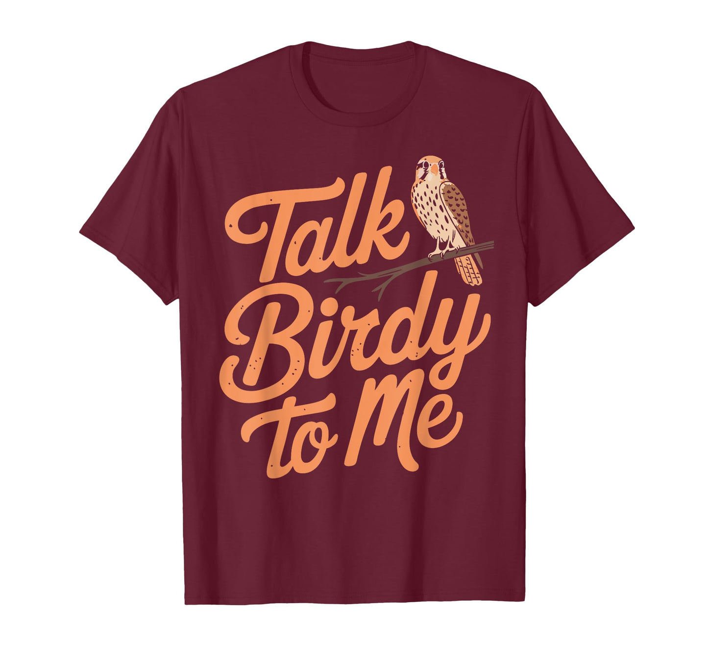 Kestrel Gifts & Birding Apparel Unisex Funny Ornithologist Kestrel Birding T-Shirt, Black, Small, Short Sleeve