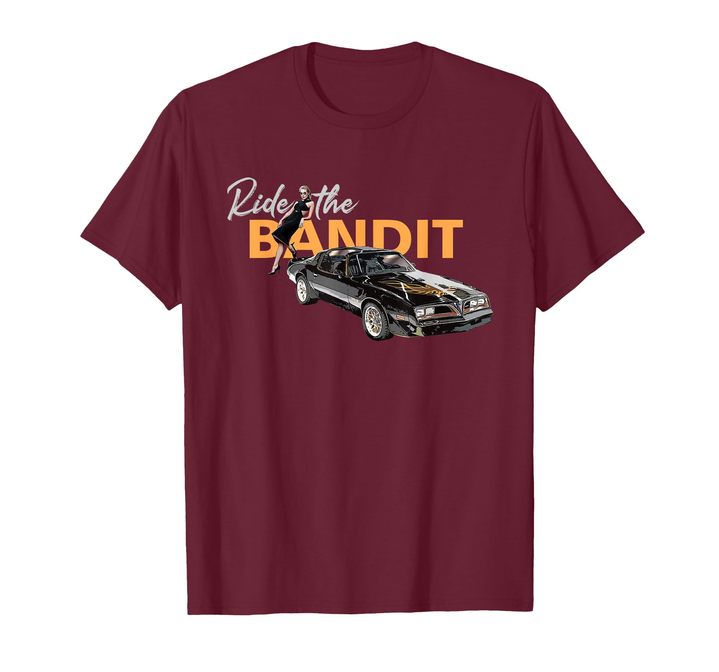 CLASSIC CARS, 1977 BANDIT TRANS AM, VINTAGE BLACK TRANS AM T-Shirt