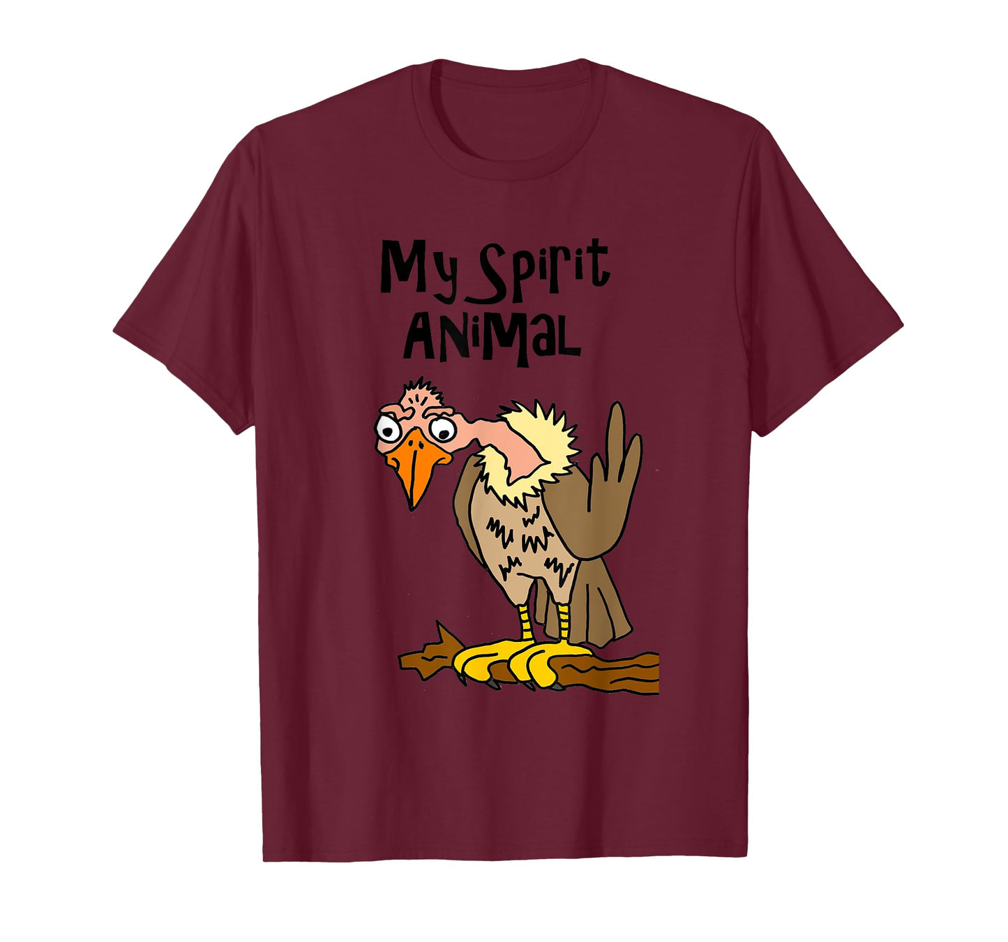 Smilemoretees Funny Old Buzzard Spirit Animal T-Shirt